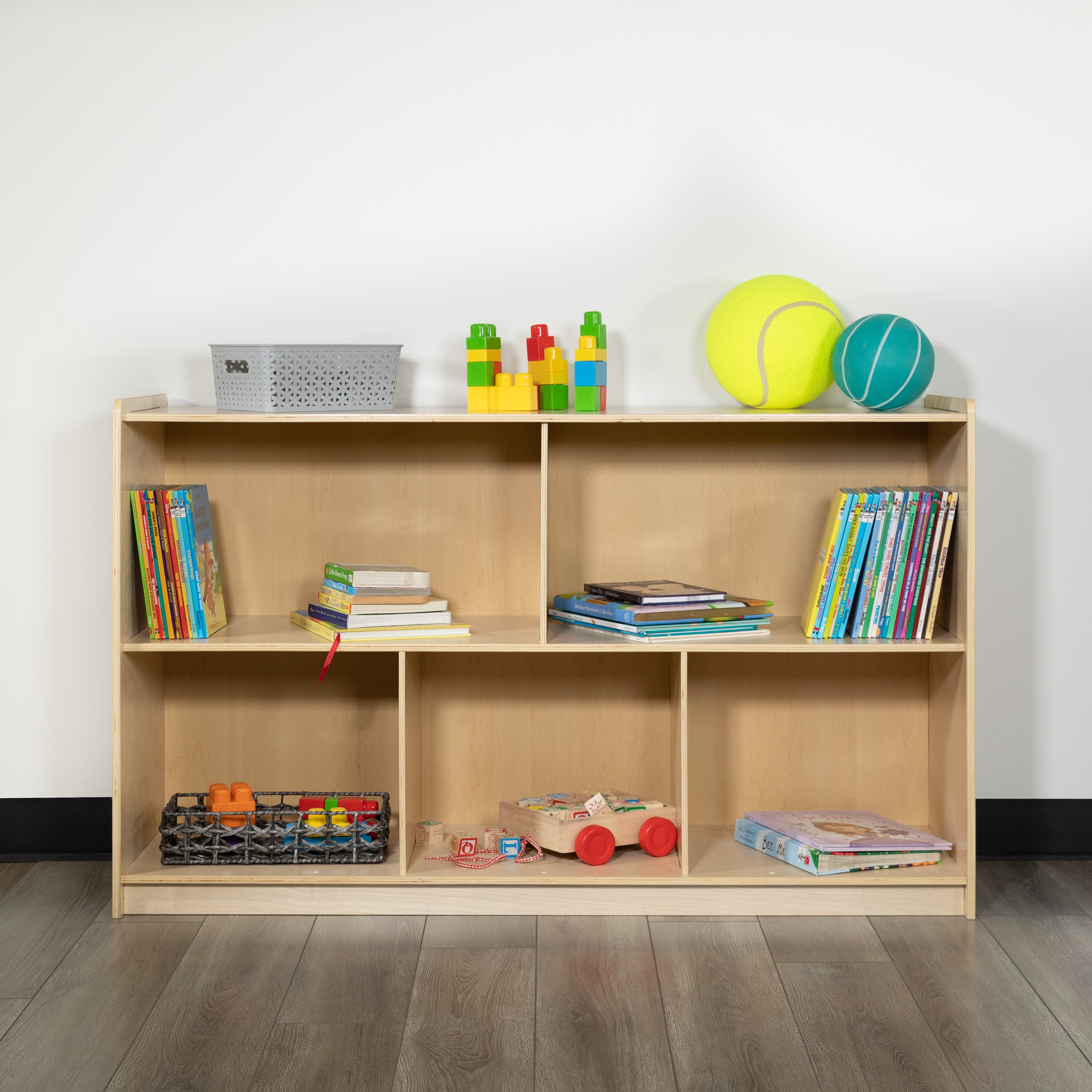 Wood Designs Classroom Storage Shelf Extra Large Bookshelf Units, 36 W x  18 D
