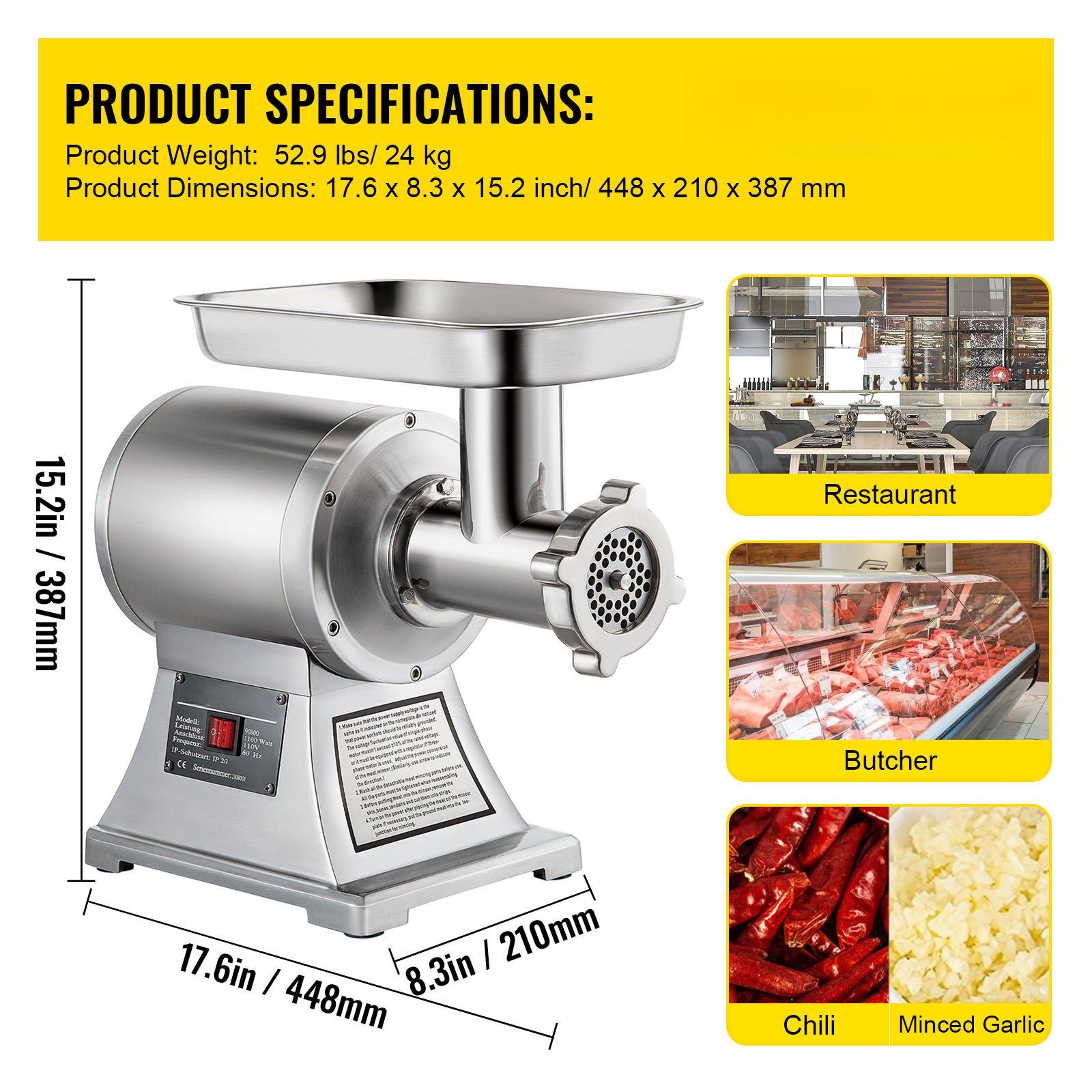 Mecale YAS-9OPZ61 Meat-Grinders - View #2