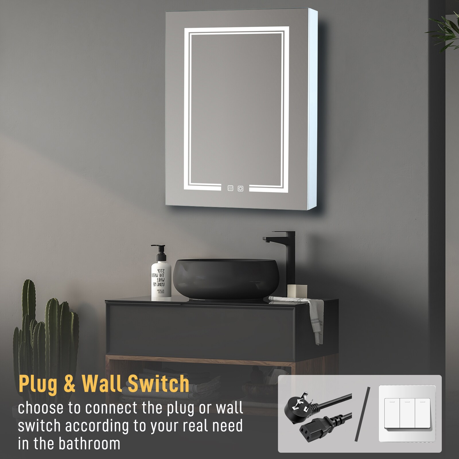 Winado LO1G52001660 Bathroom-Medicine-Cabinets - View #2