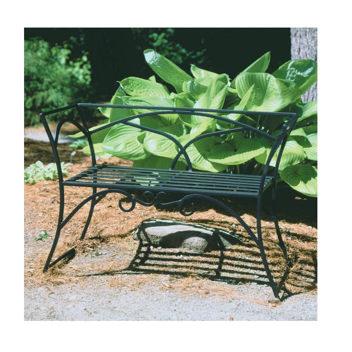 Small iron best sale garden bench