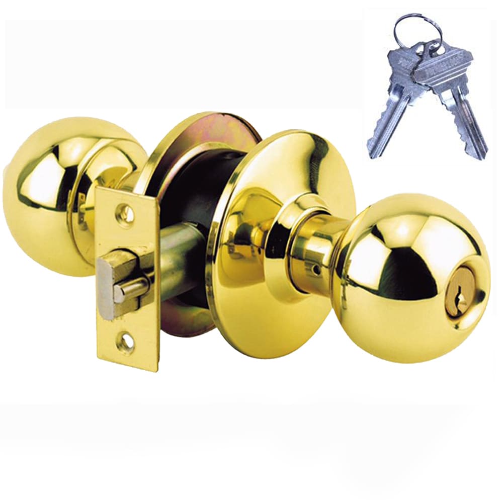 Grip Tight Tools Solid Brass Padlock, 3/4-Inch (2Pack)