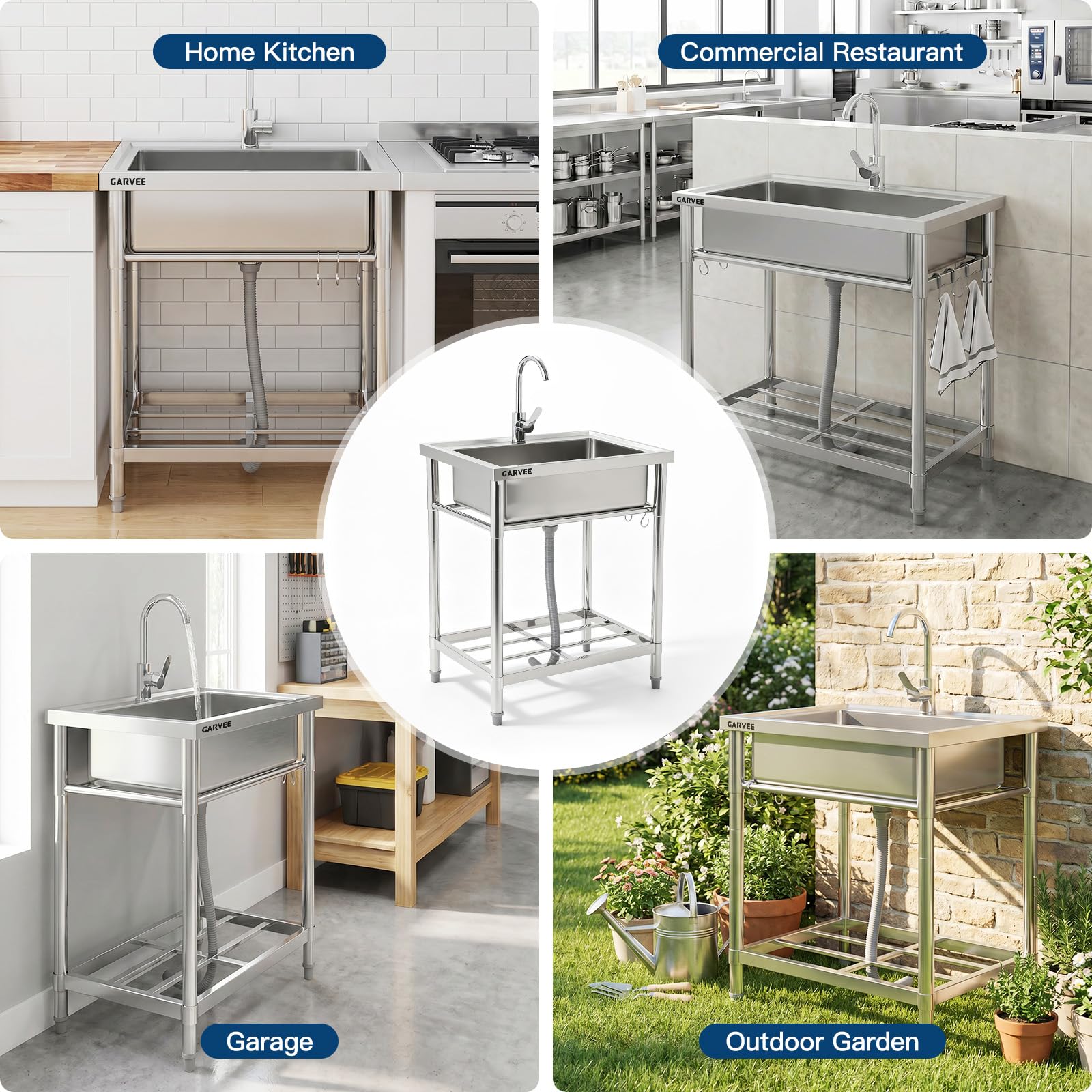 DEXSO CRS-RGIQQSFF0XNO Laundry-Tubs-Utility-Sinks - View #3