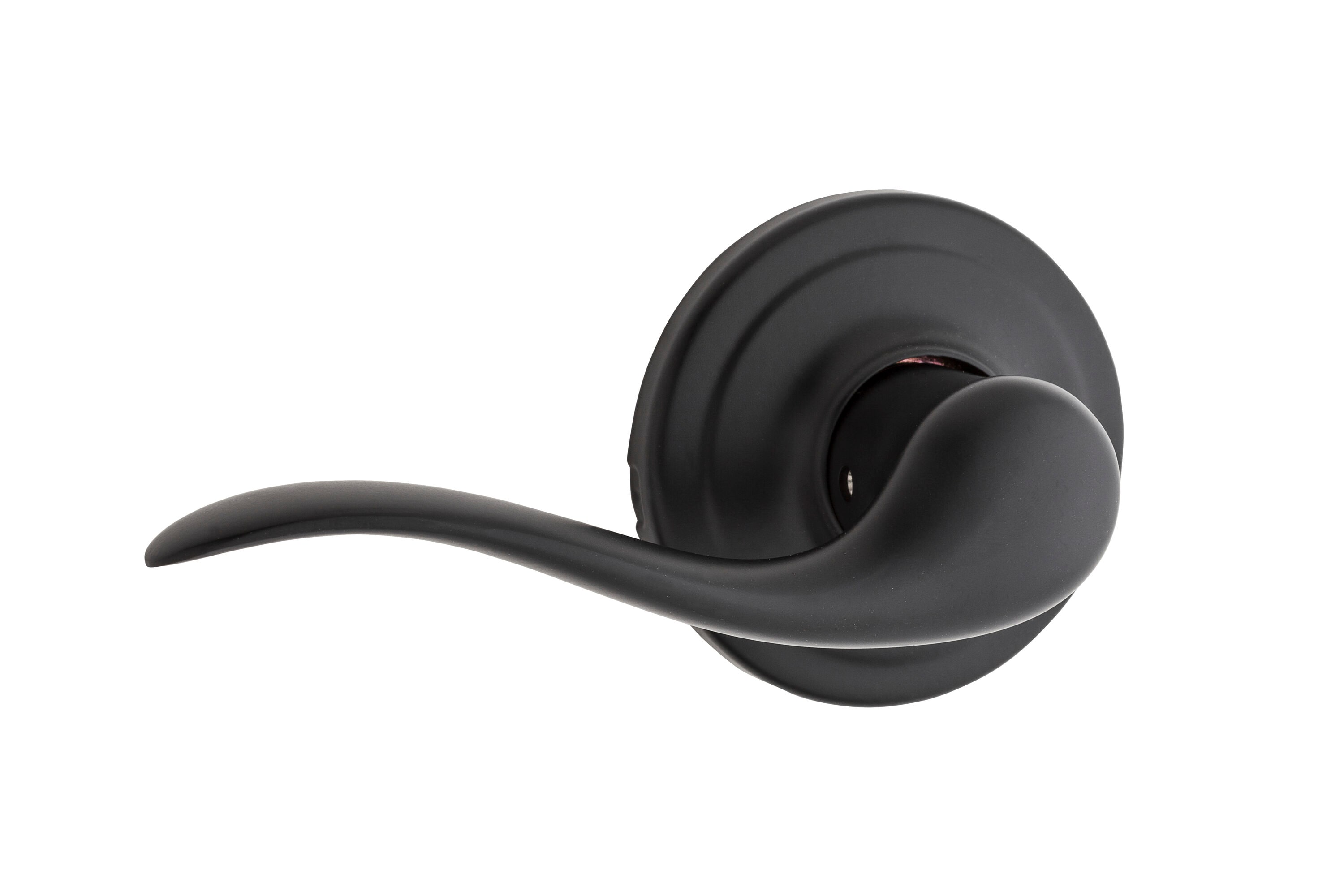 Matte Black Left-Handed Dummy Door Lever