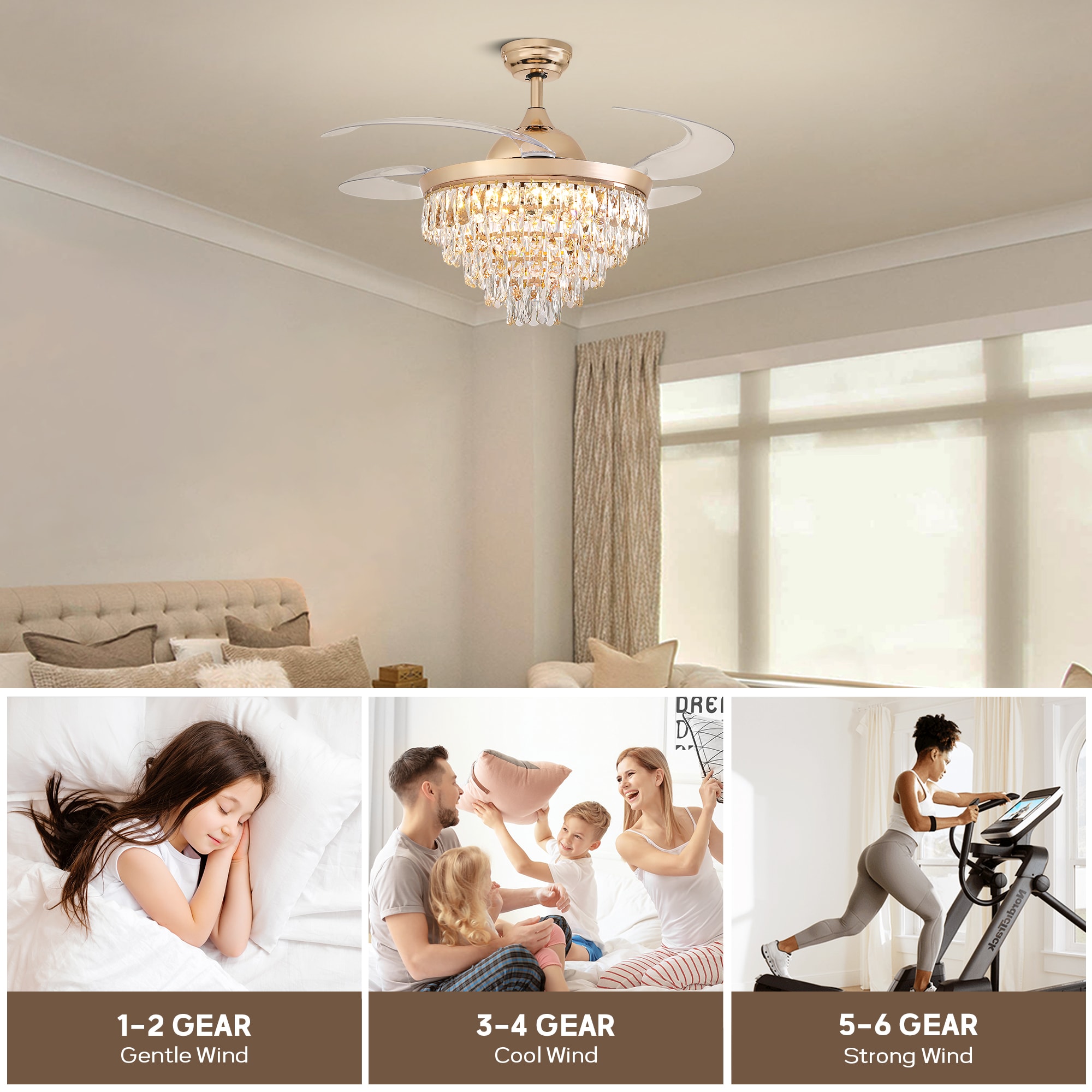 Liwidu LOWS-2458-48G Ceiling-Fans - View #10