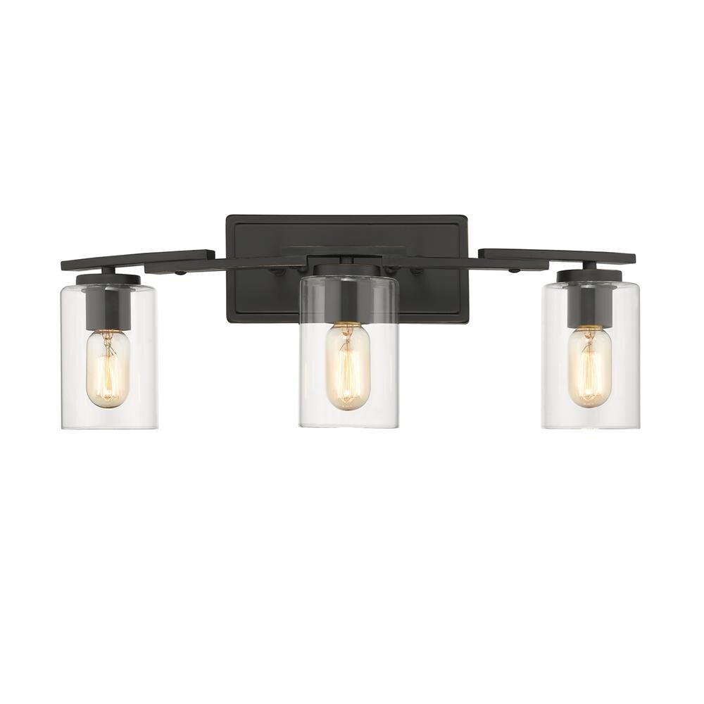 Golden Lighting 7041-BA3 BLK-CLR b089995 - View #4