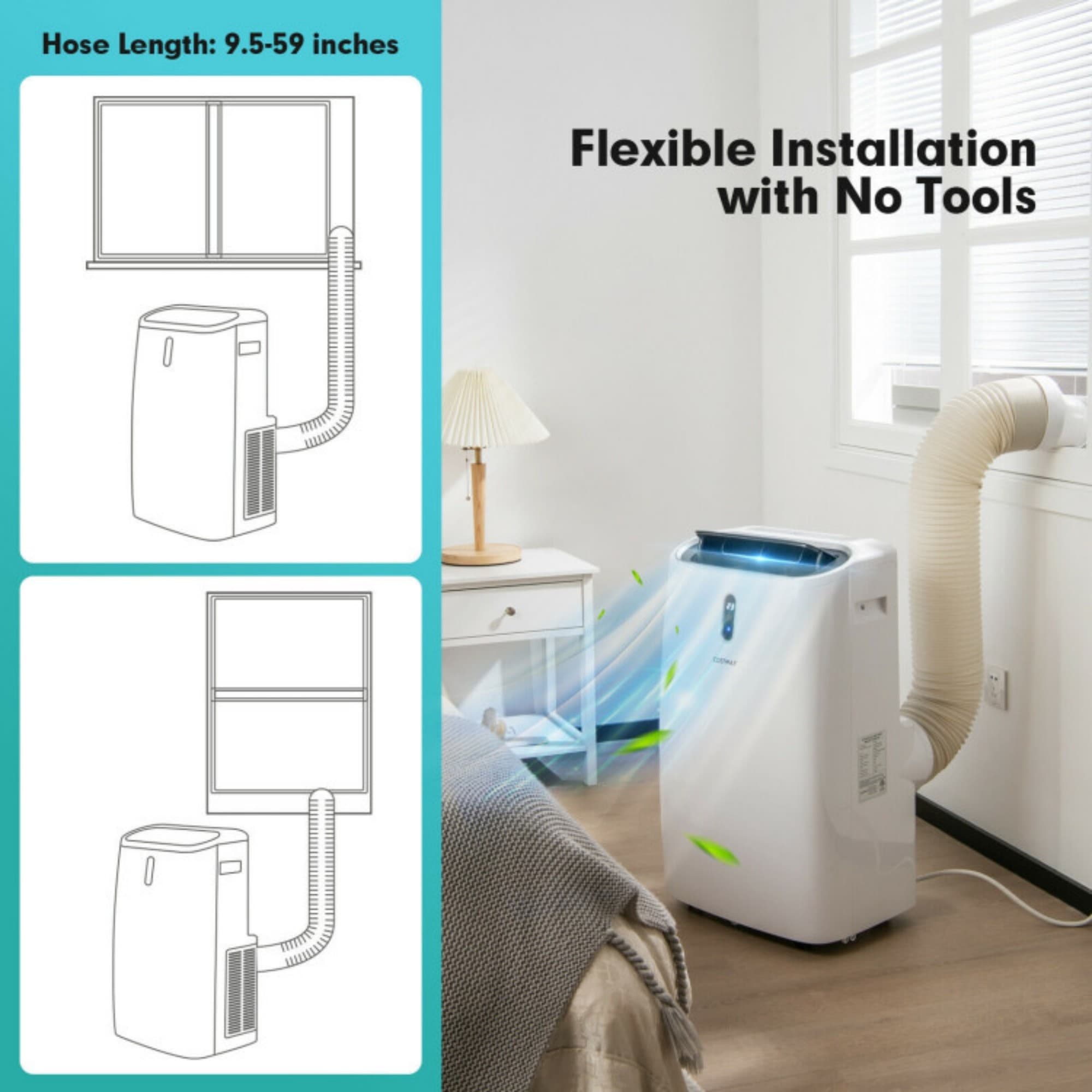 LUCKY ONE LO-FP10115USWH Portable-Air-Conditioners - View #7