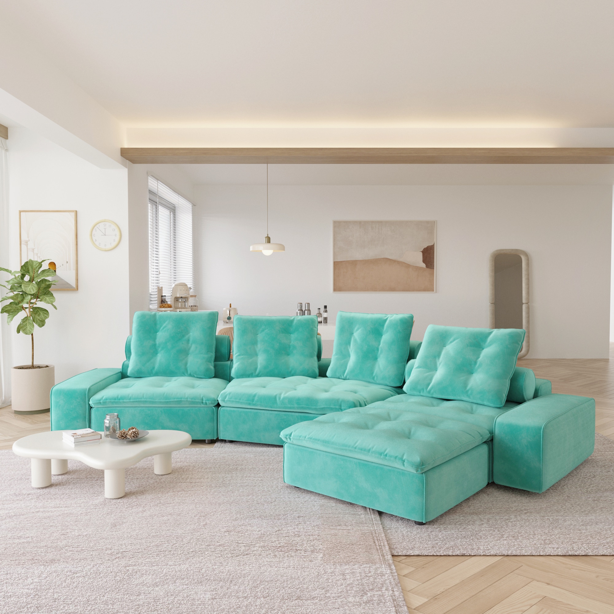 BuotiqHom DH-CF3+1-136TB Sofas-Loveseats - View #8