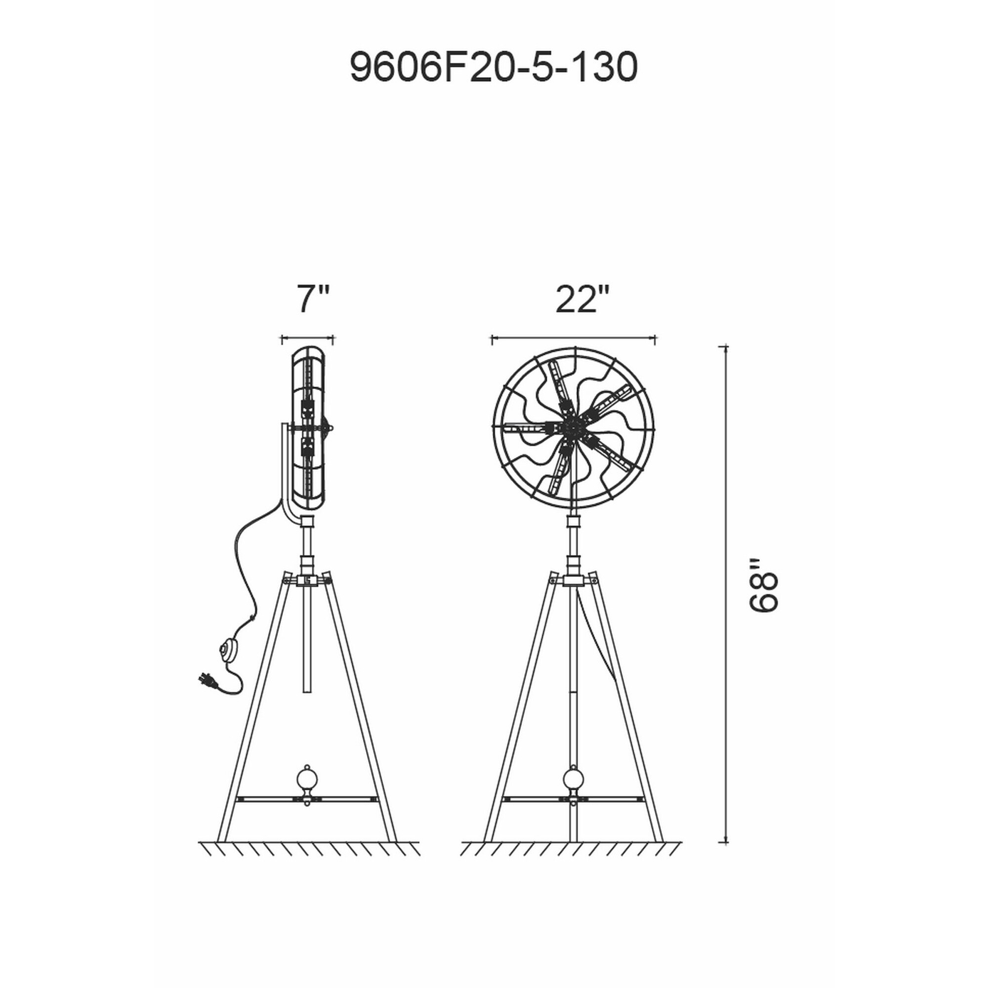 CWI Lighting 9606F20-5-130 floorlamps - View #7