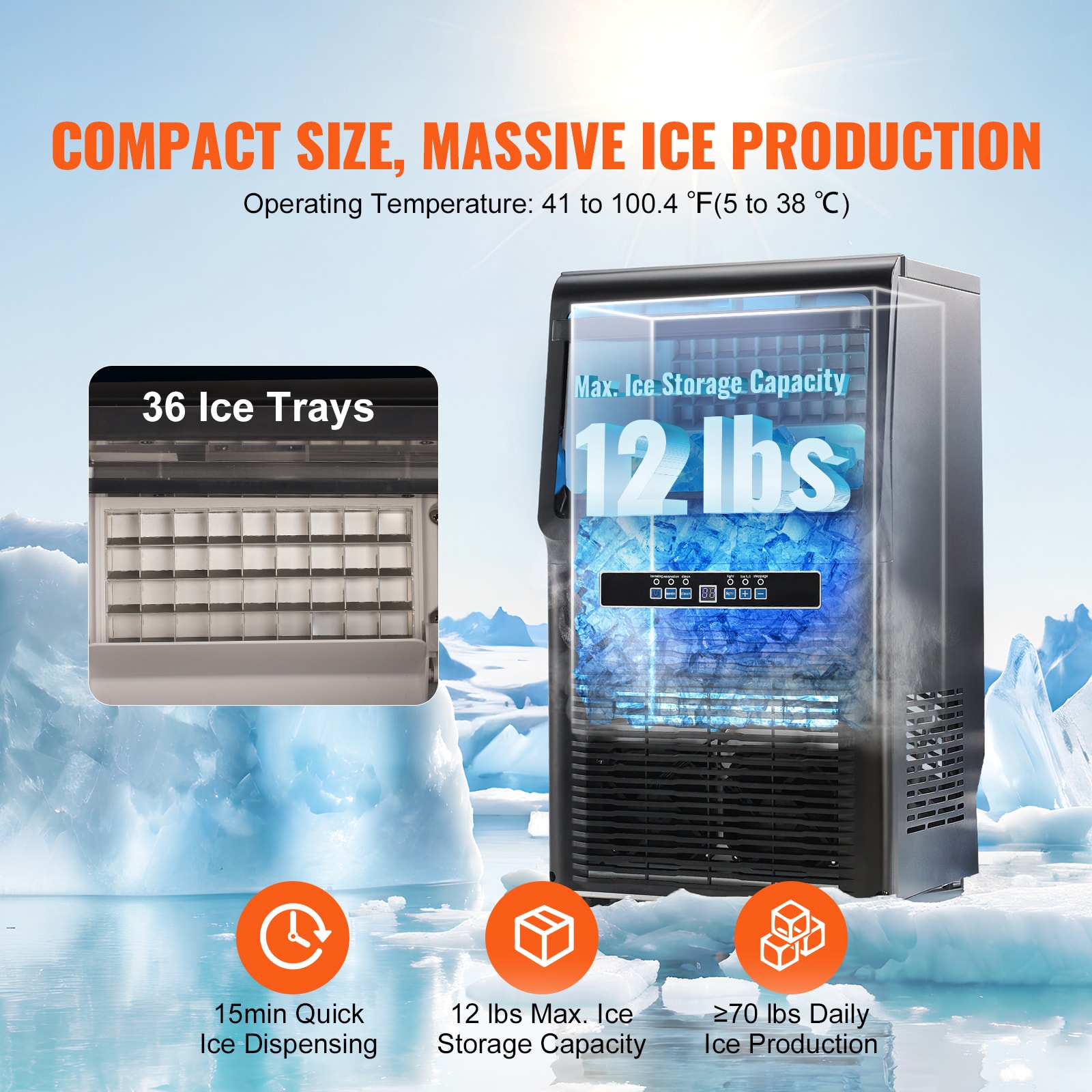 SVOPES SCQSYYTSFBZB01018V1 Ice-Makers - View #2