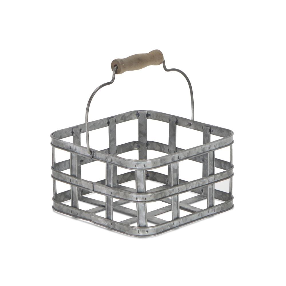 Cheung's FP-4016 Trays and caddies 7.5-in x 7.5-in Silver Square Serving Caddy