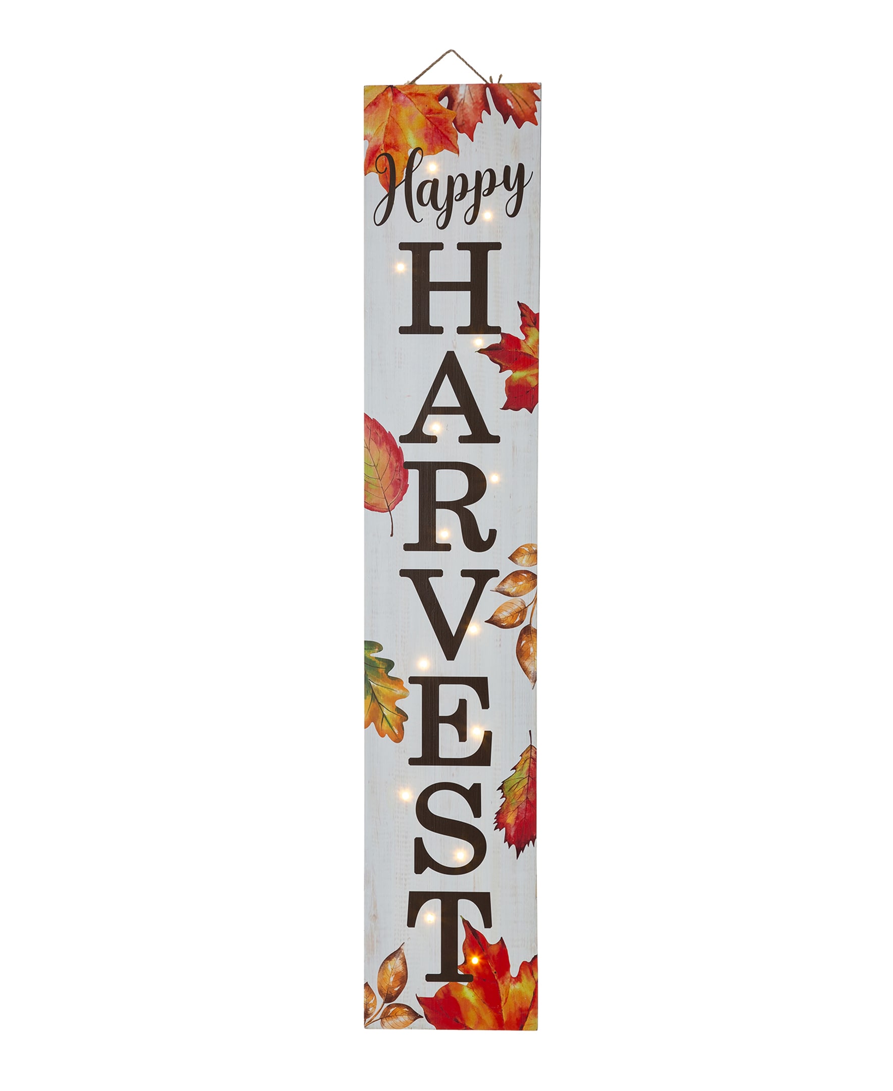 Glitzhome 2005600014 3.5-Feet Lighted Free standing decoration Porch sign