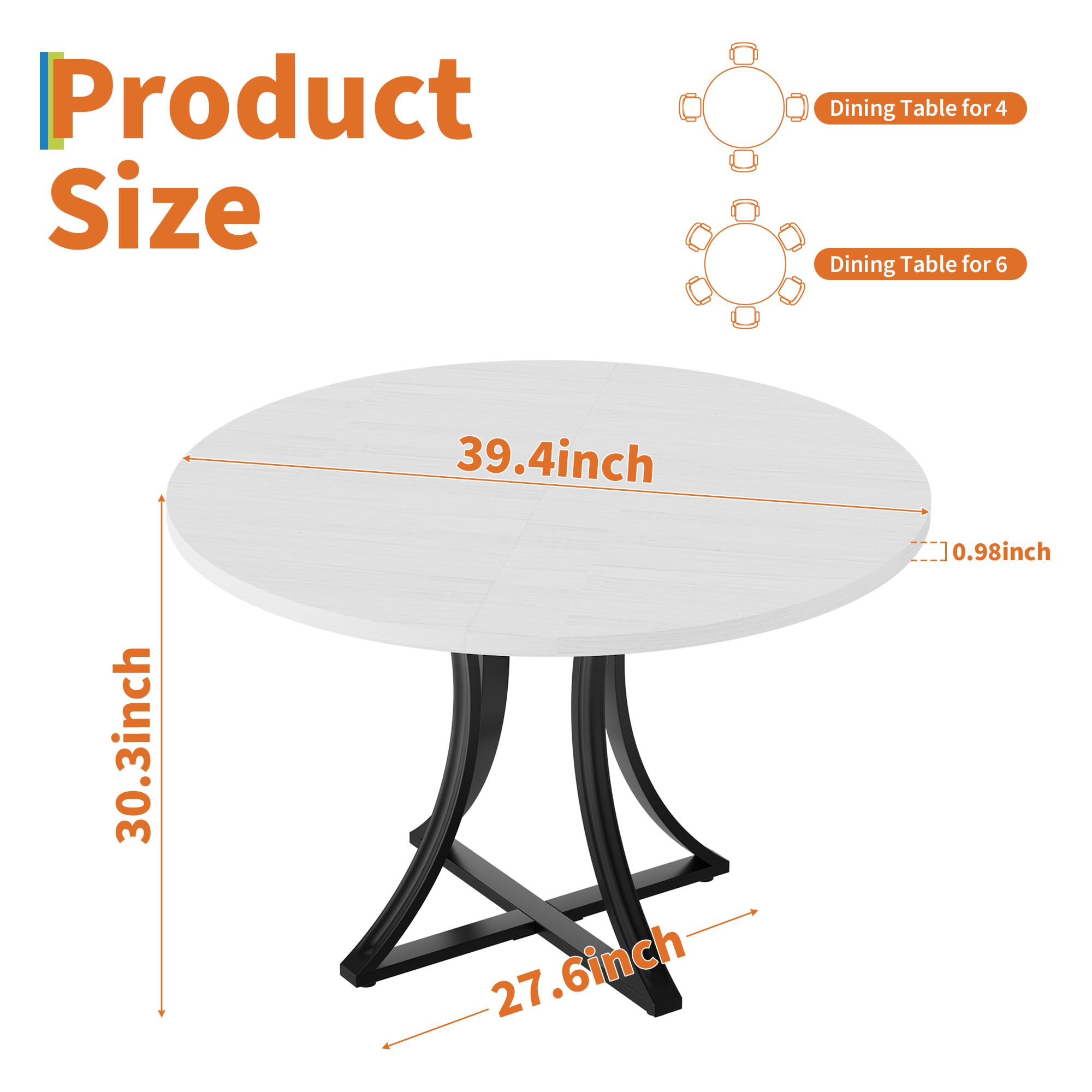 Garvee 09GXFCHBNL-HXYY-550 Dining-Tables - View #2
