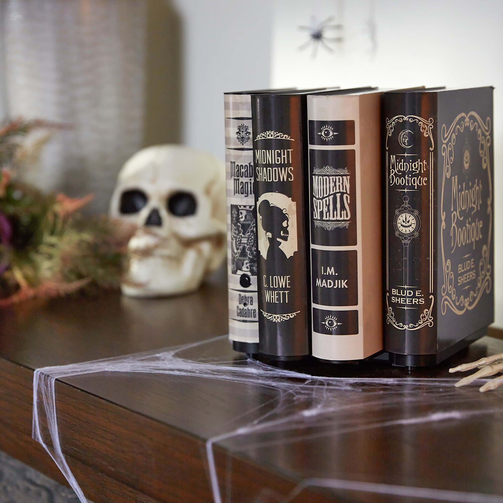 Holiday Living HL ANIMATED MOVING BOOKS in the Halloween Decor ...