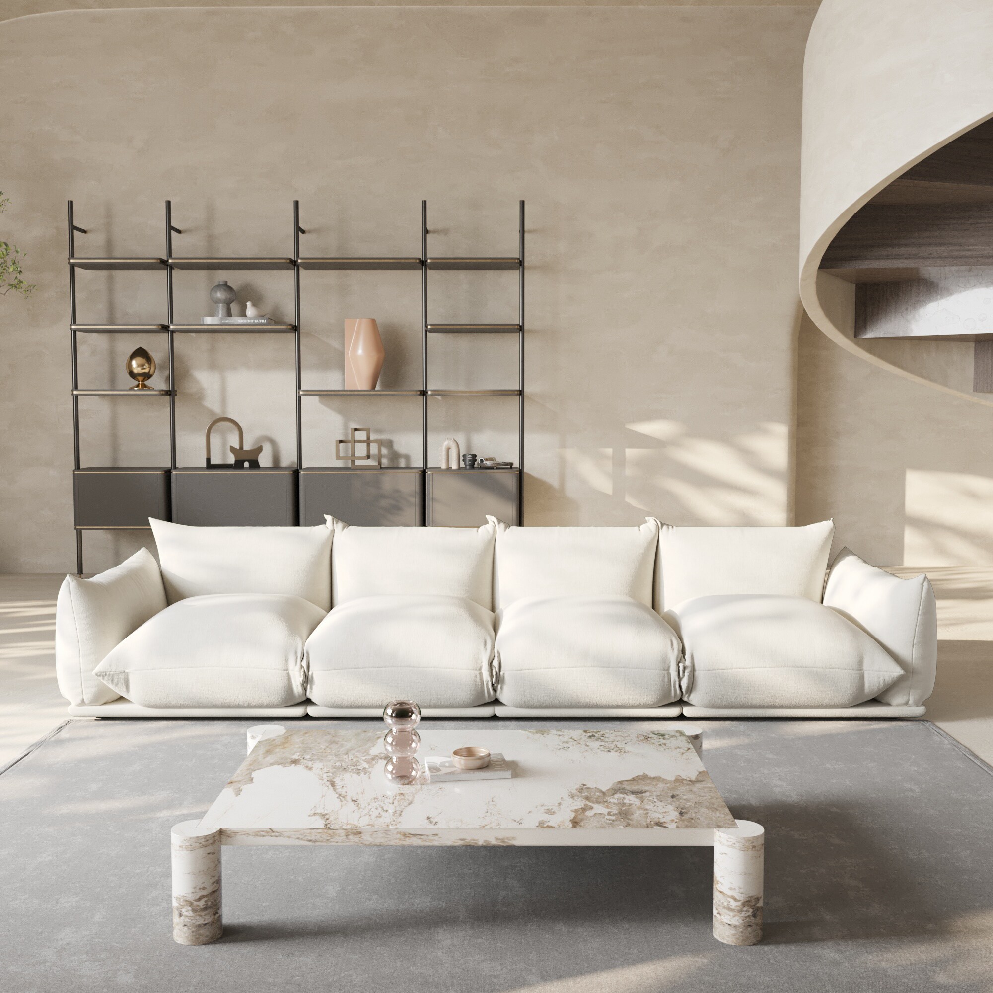 BuotiqHom DH-A-119BE-S4 Sofas-Loveseats - View #2