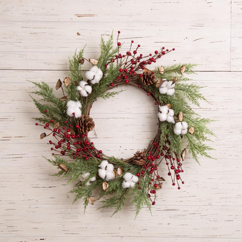 Glitzhome 1117202605 Artificial-Christmas-Wreaths - View #6
