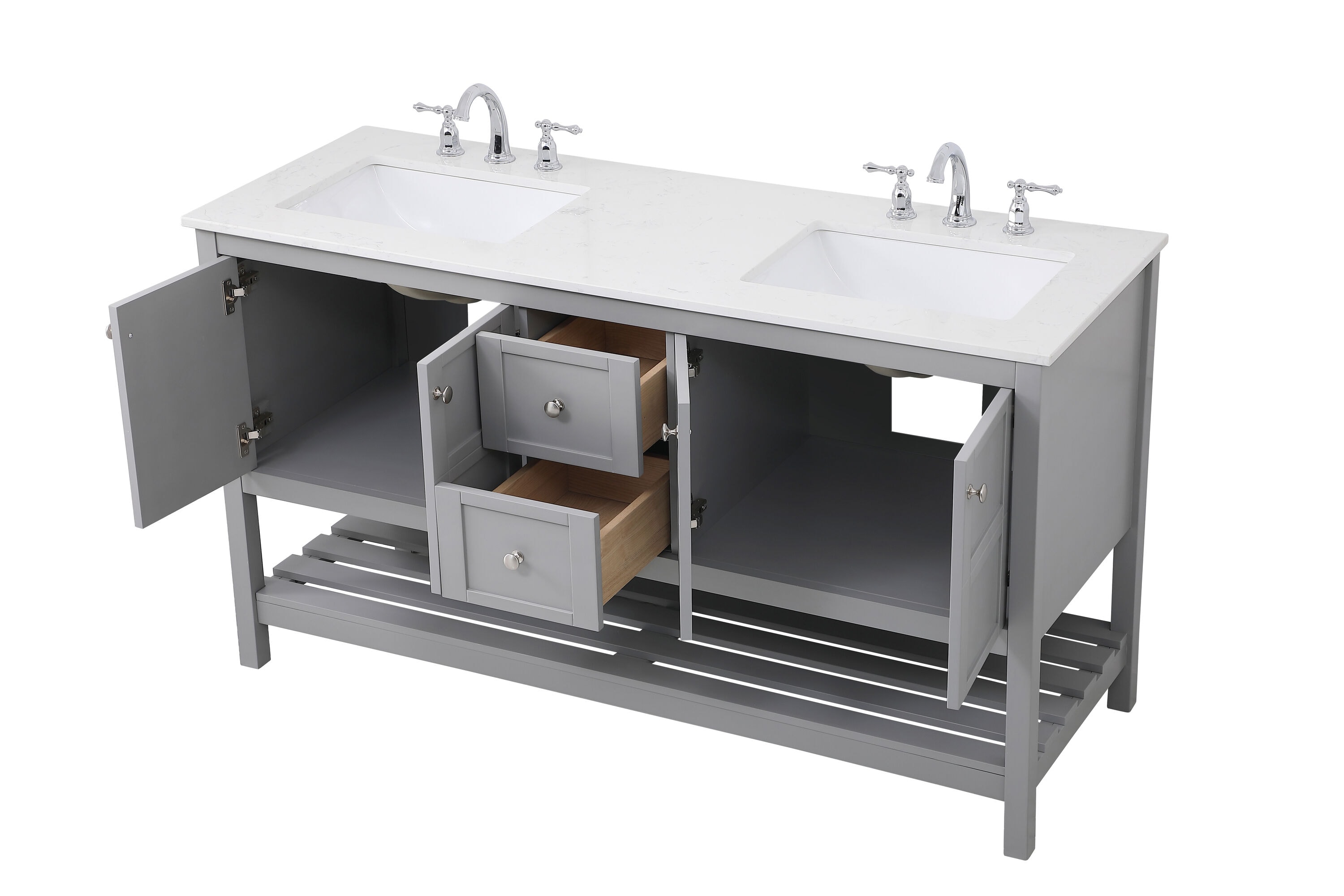 Elegant Decor FI49260DGR Bath-Vanity-Combo - View #10