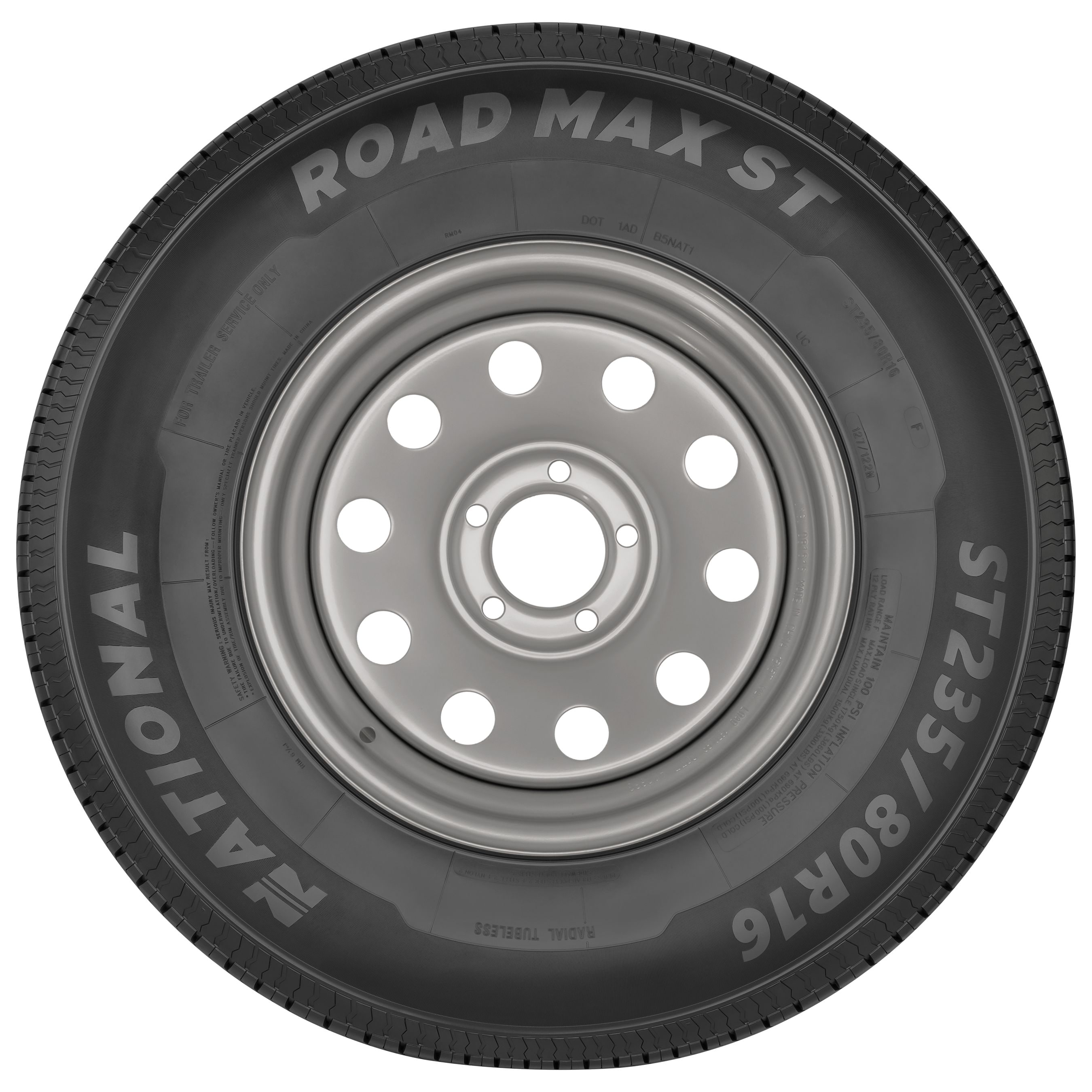 TBC 1 Unit. National ST235/80R16 TL 12 127 122M Road Max ST In The ...