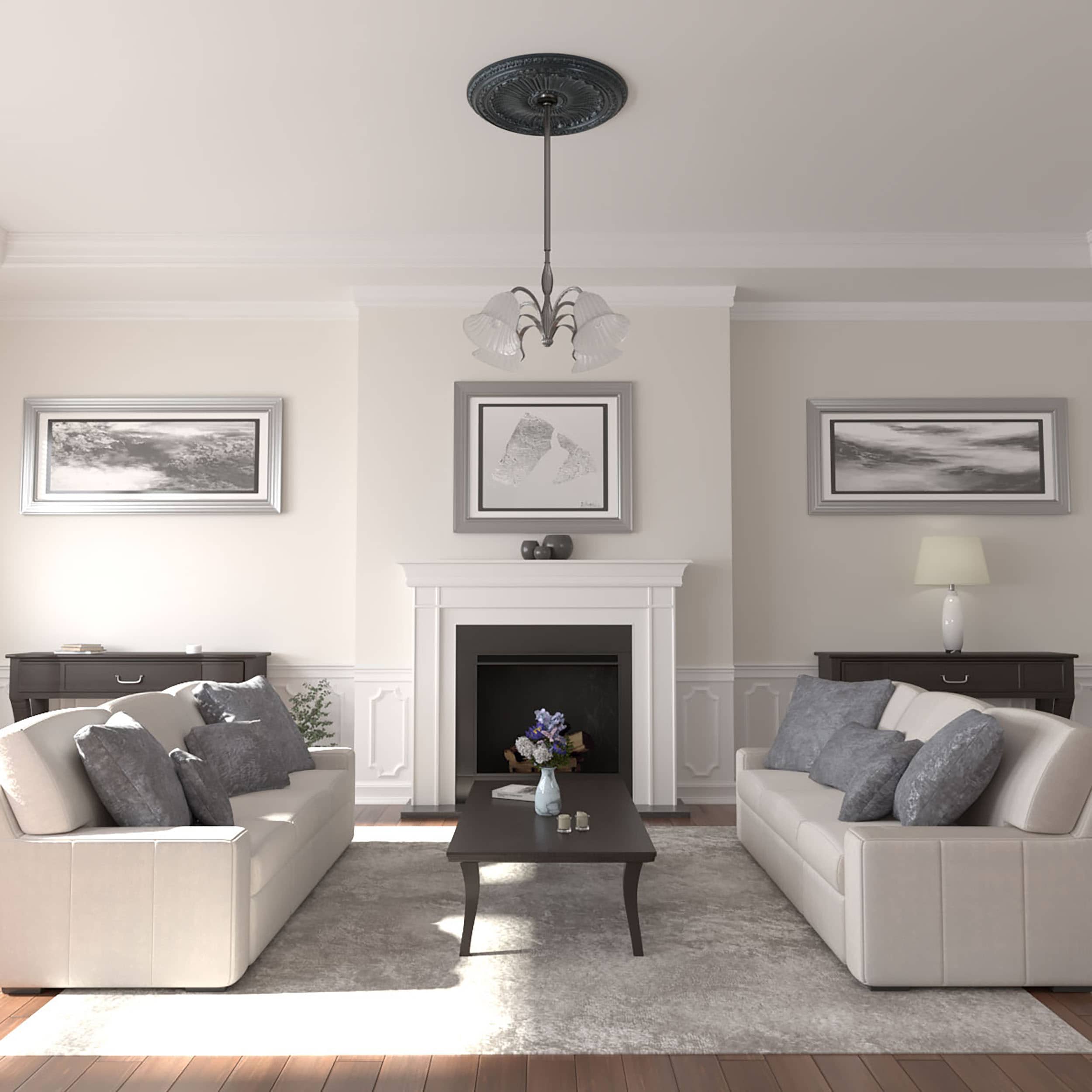 Ekena Millwork CM35VINSF Ceiling-Medallions - View #4