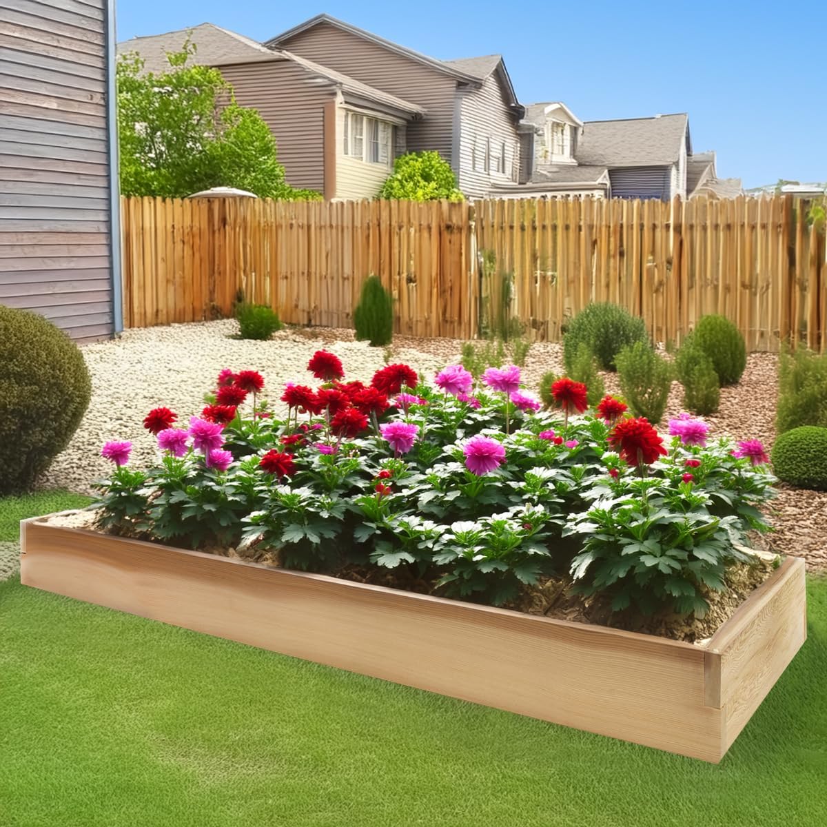 Chrystiana 6-ft Natural Cedar Raised Garden Box