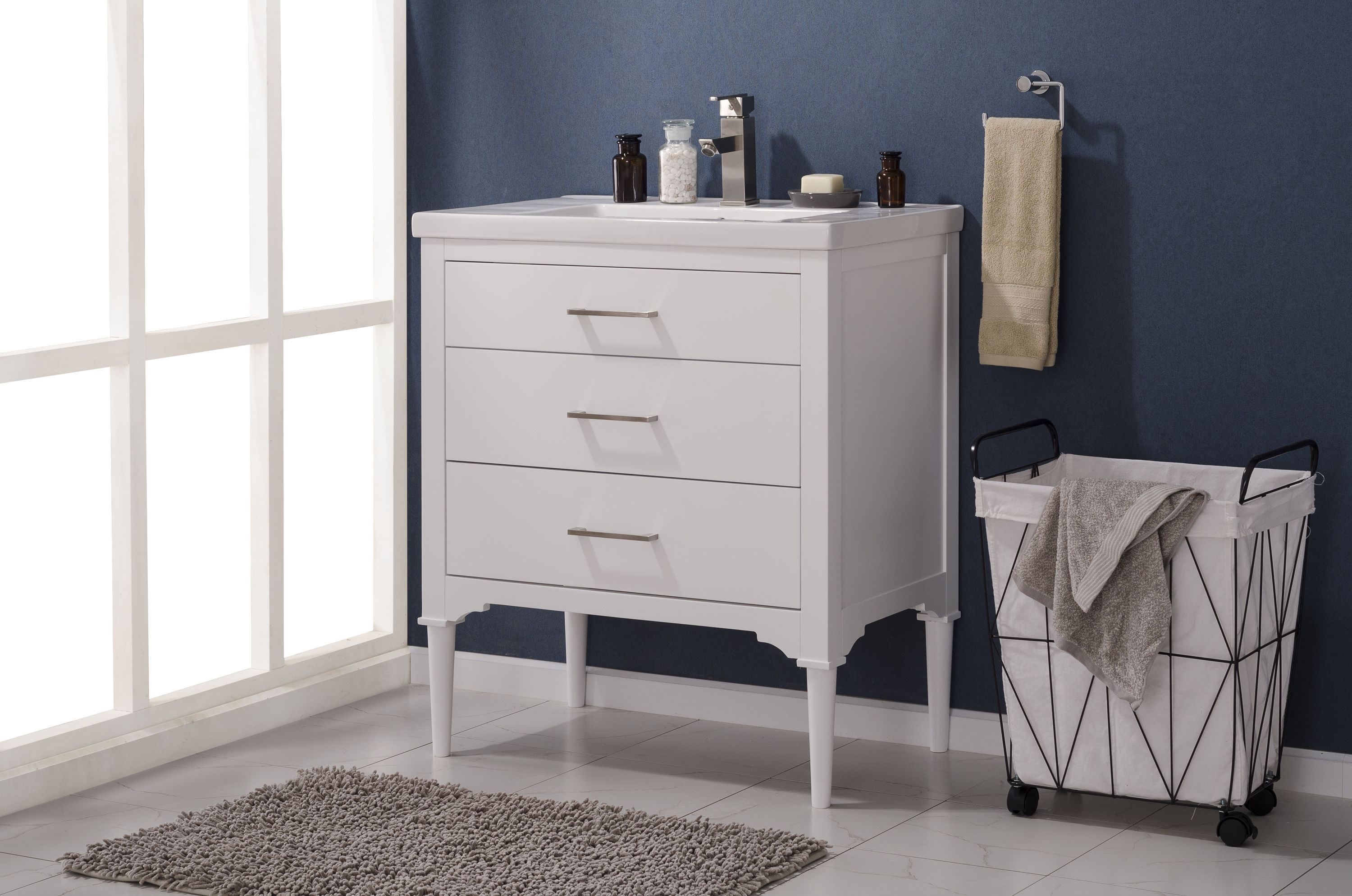 Design Element S01-30-WT Bath-Vanity-Combo - View #2