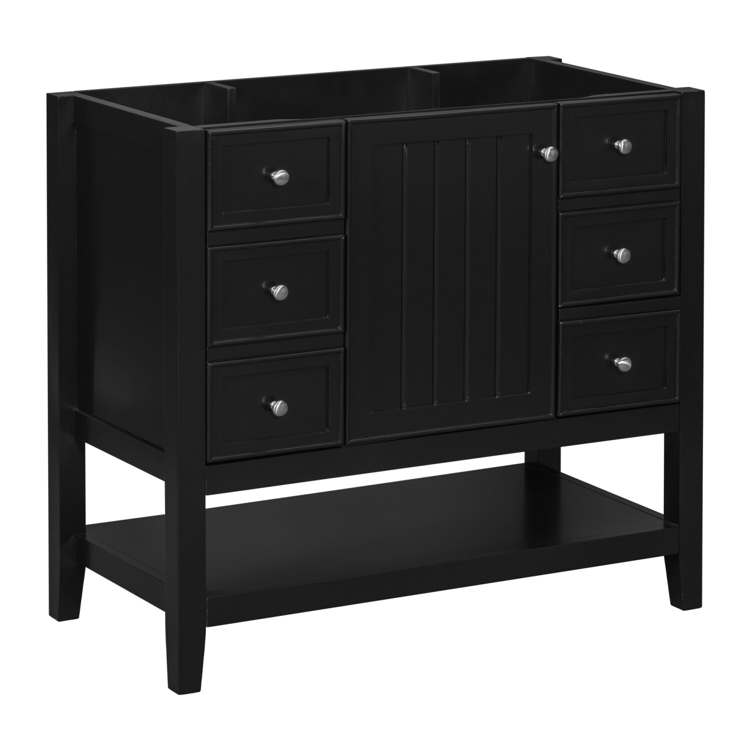Streamdale Furniture Streamdale 36'' Bathroom Vanity Cabinet Black in ...