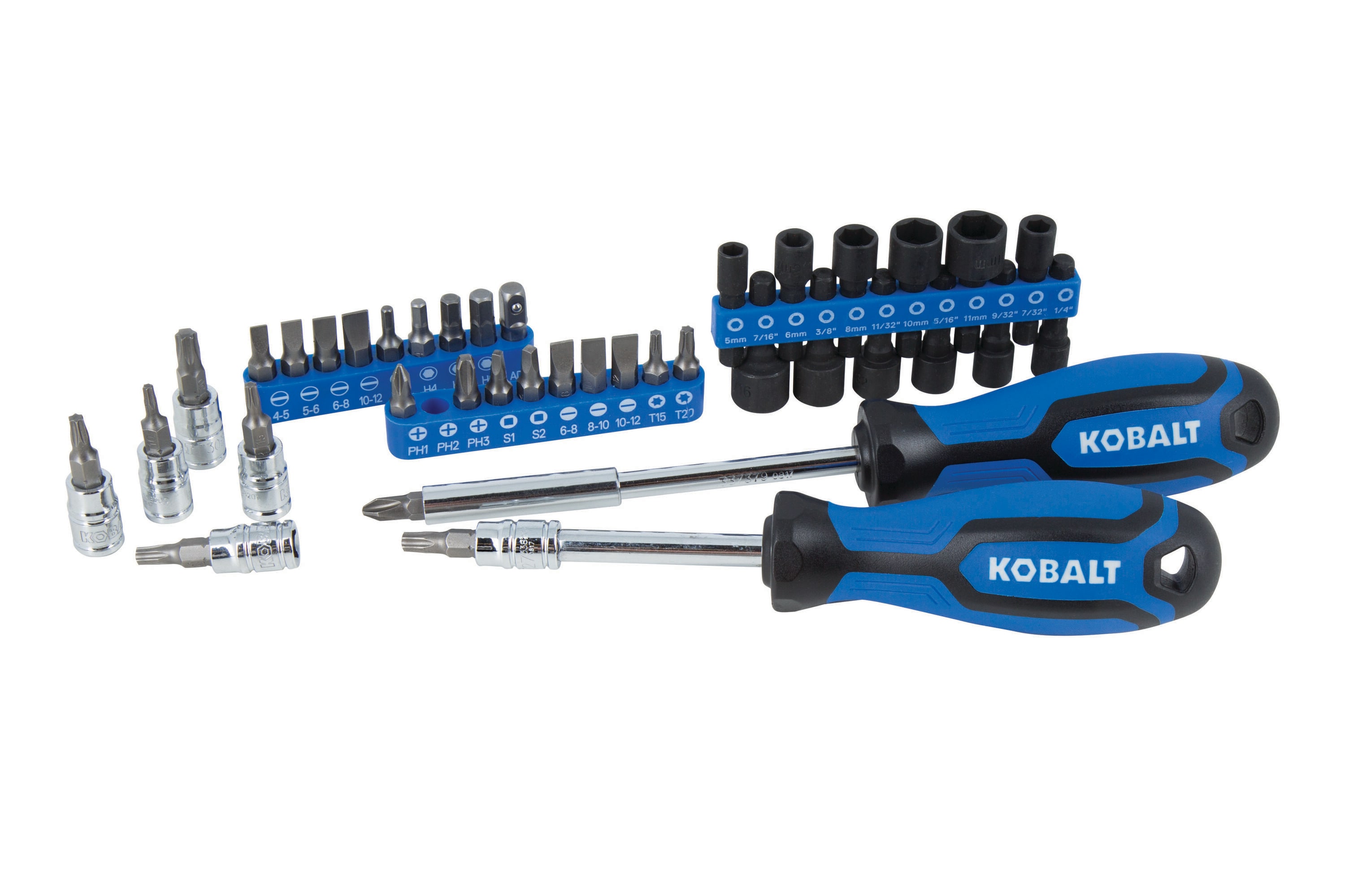 Kobalt 300-Piece Standard (SAE) and Metric Polished Chrome Mechanics Tool  Set in the Mechanics Tool Sets department at