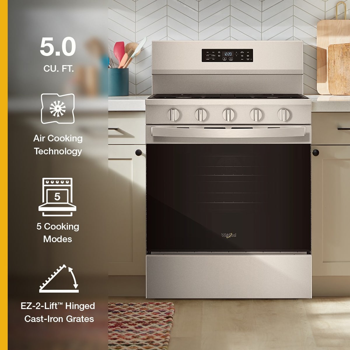 Whirlpool WFGS5730SZ Freestanding-Gas-Ranges - View #4