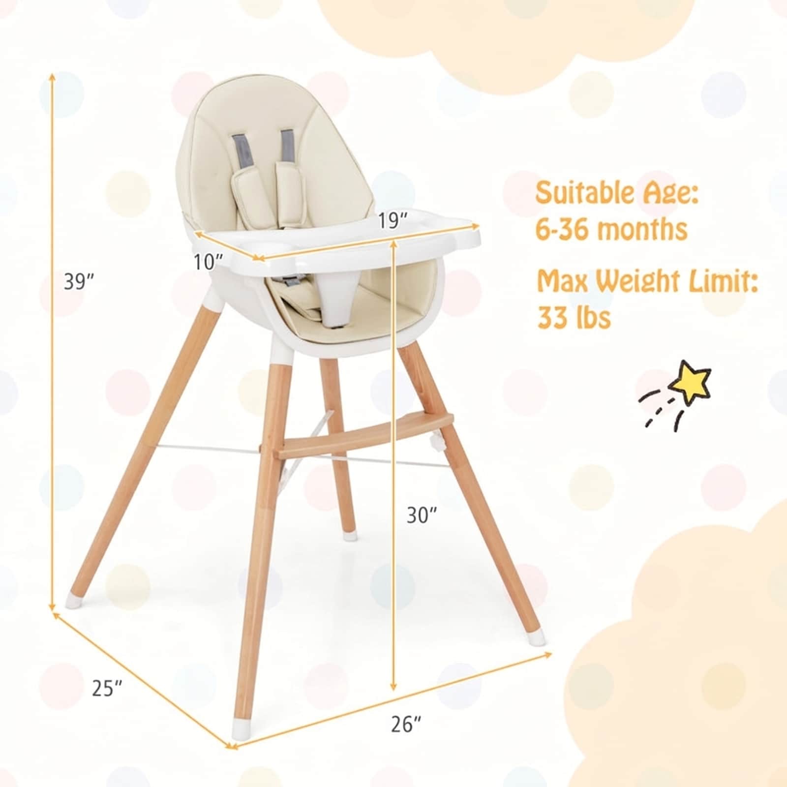 SUGIFT LW102SUGHY2769 Kids-Chairs - View #3