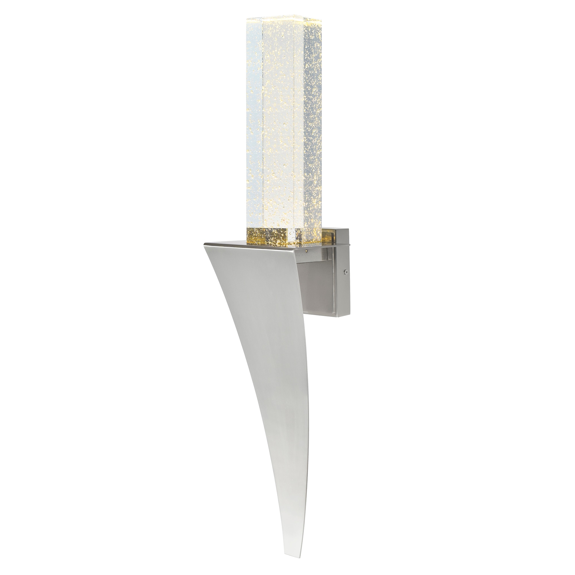 CWI Lighting 1502W7-1-606 Catania 7-Inches W Multiple finishes Nickel Integrated LED Wall Sconce