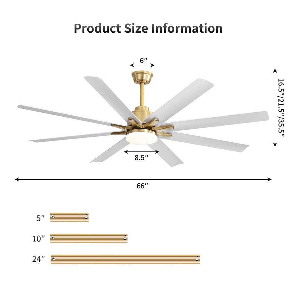 Sofucor LW-66K002SMTY-BG Ceiling-Fans - View #7