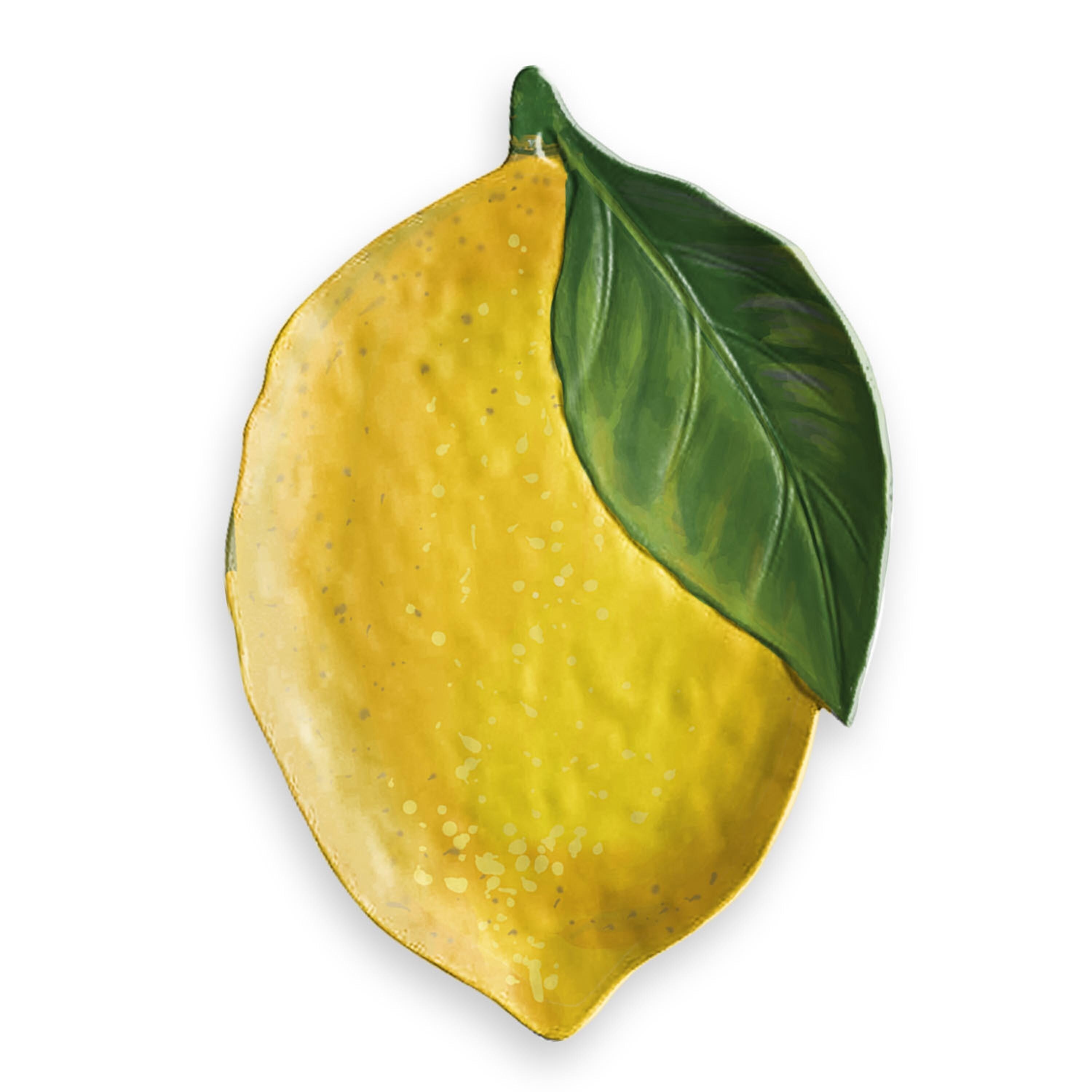 TarHong - Lemon Fresh Melamine Figural Platter - 17.3 in. x 12 in.