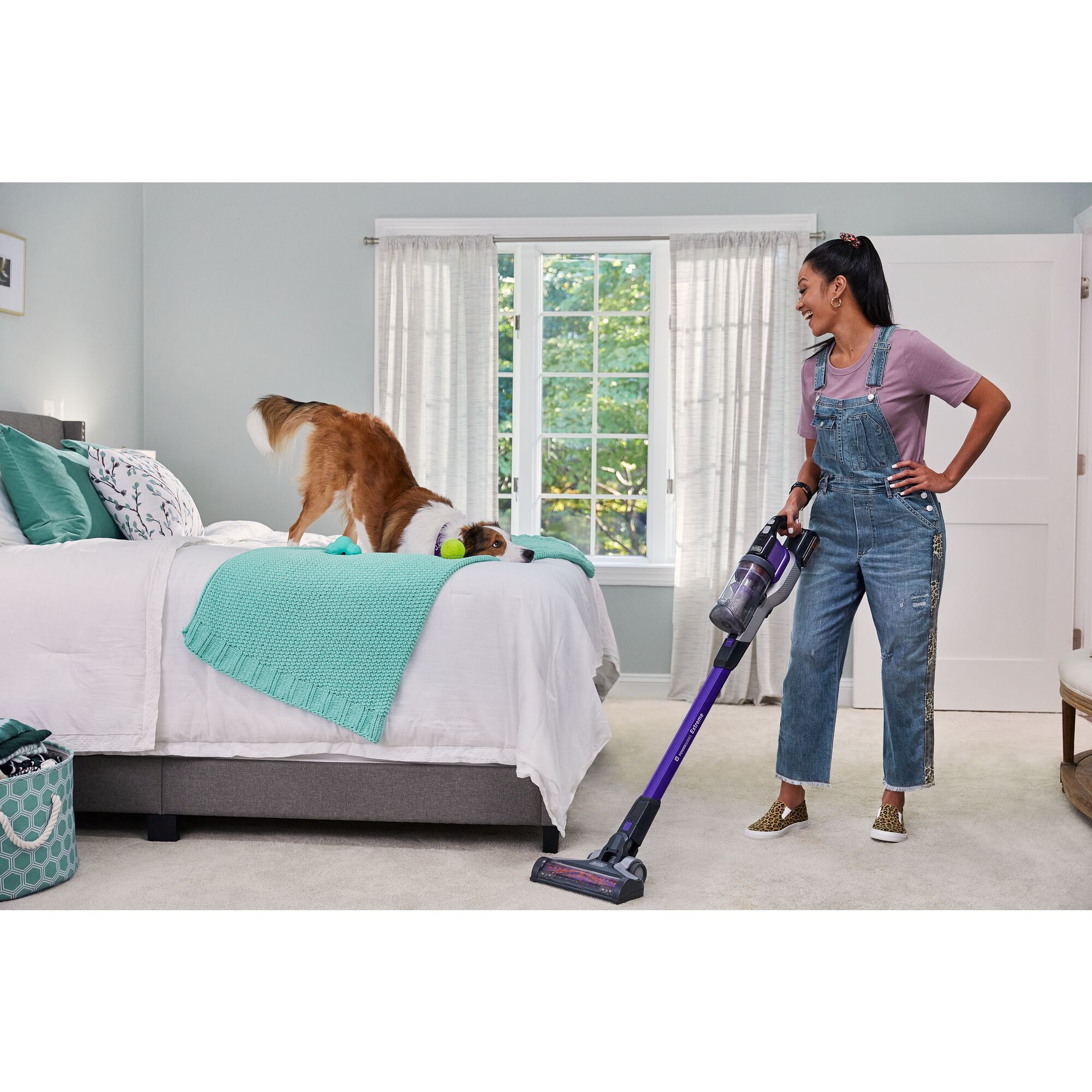 BLACK+DECKER Powerseries Extreme Cordless Stick Vacuum Cleaner for Pets,  Purple 885911646710