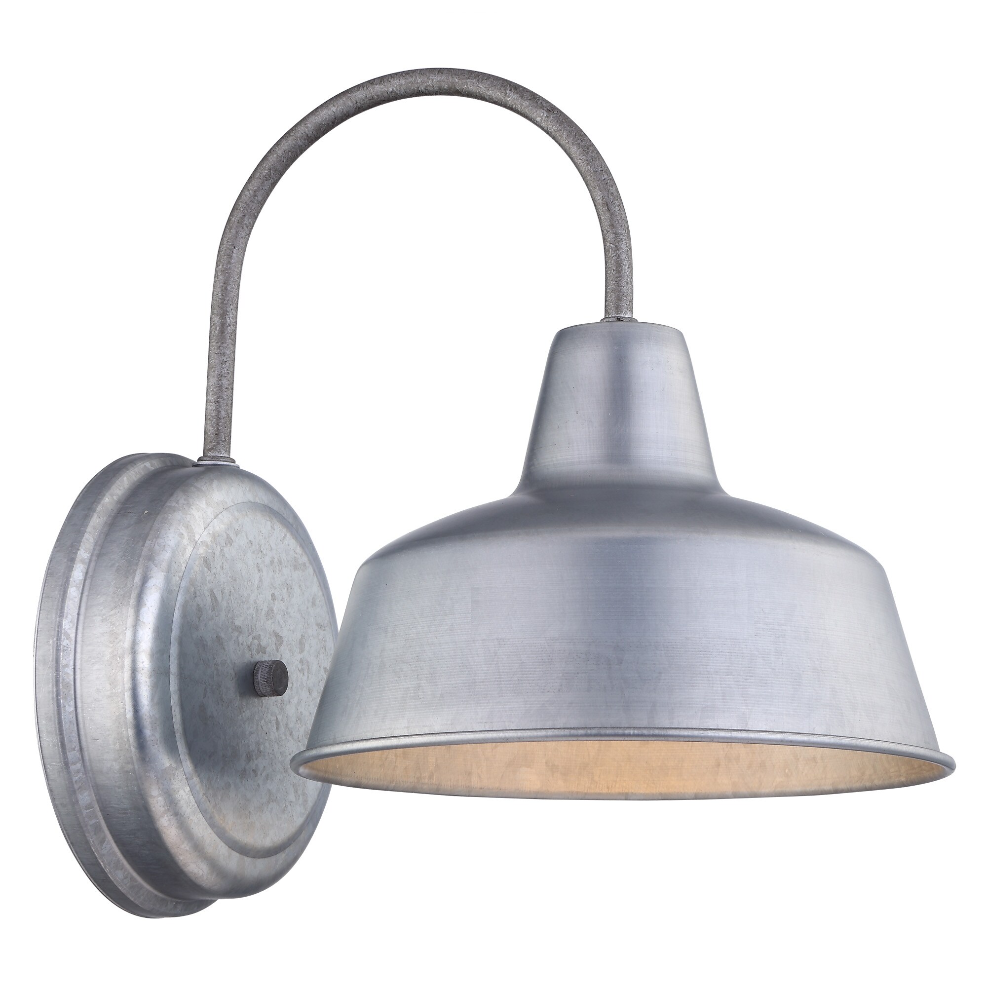 galvanized barn light