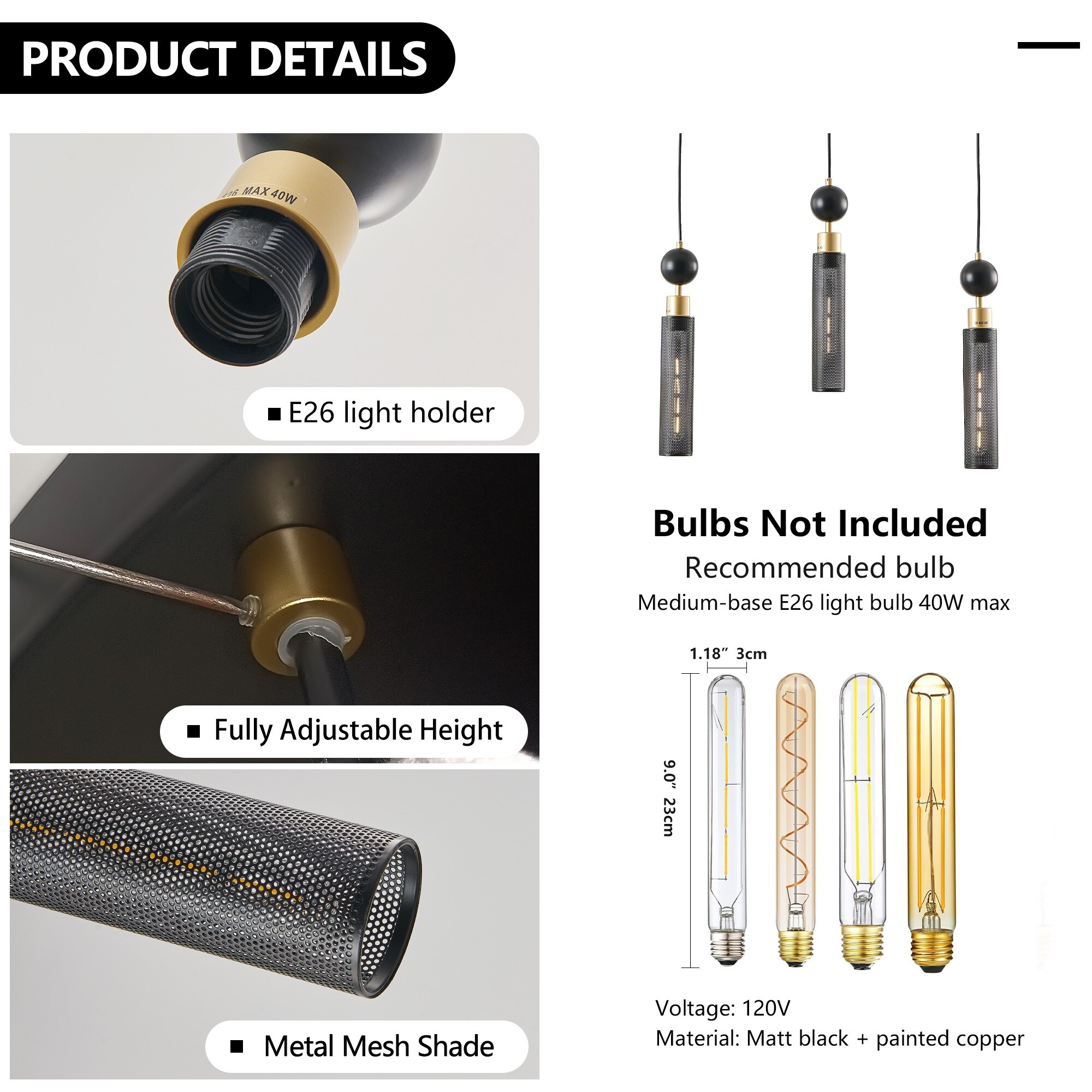 ToolCat BZ-3-1-SN Pendant-Lights - View #5