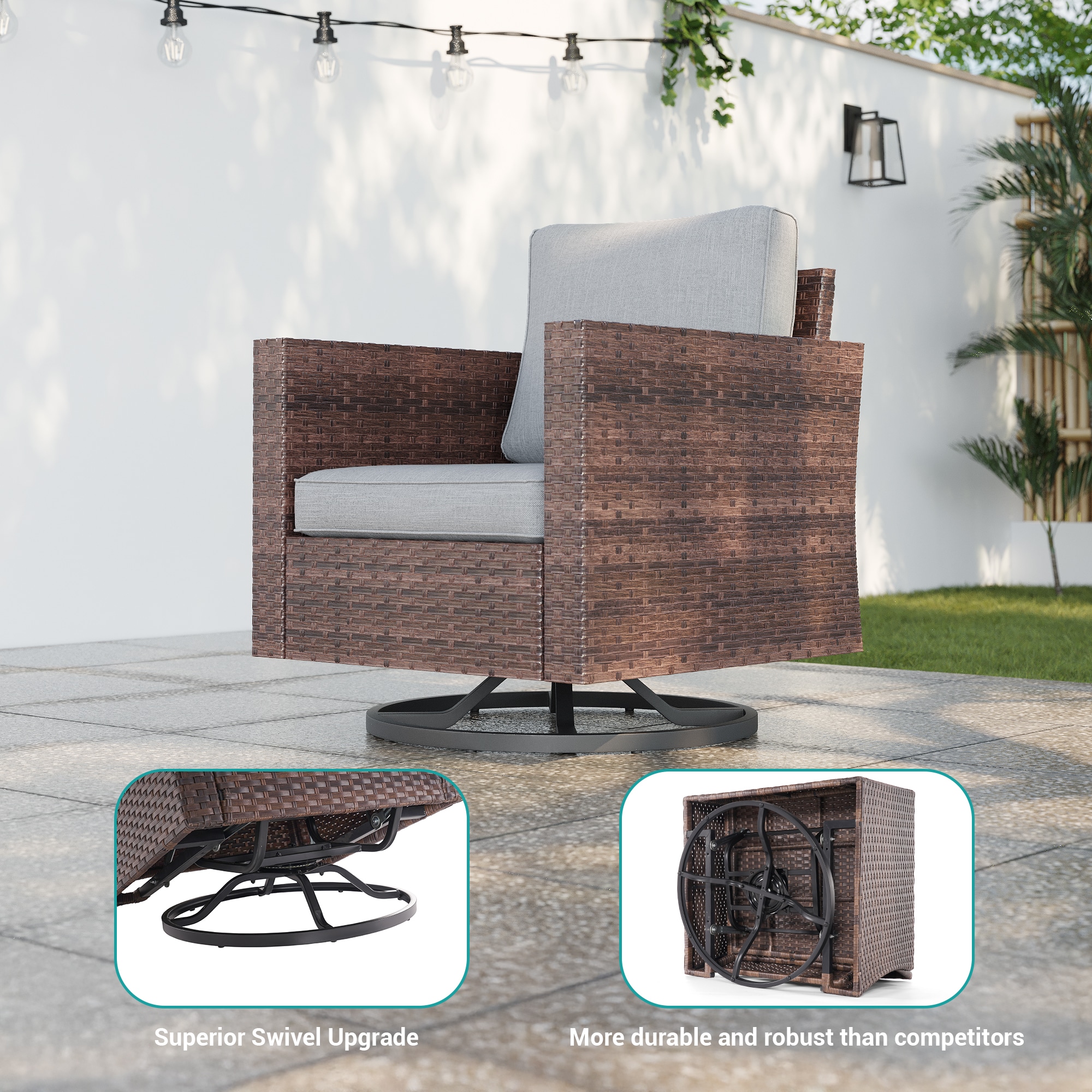 ACEGOSES LW-2R-BLY-T3 Patio-Conversation-Sets - View #3