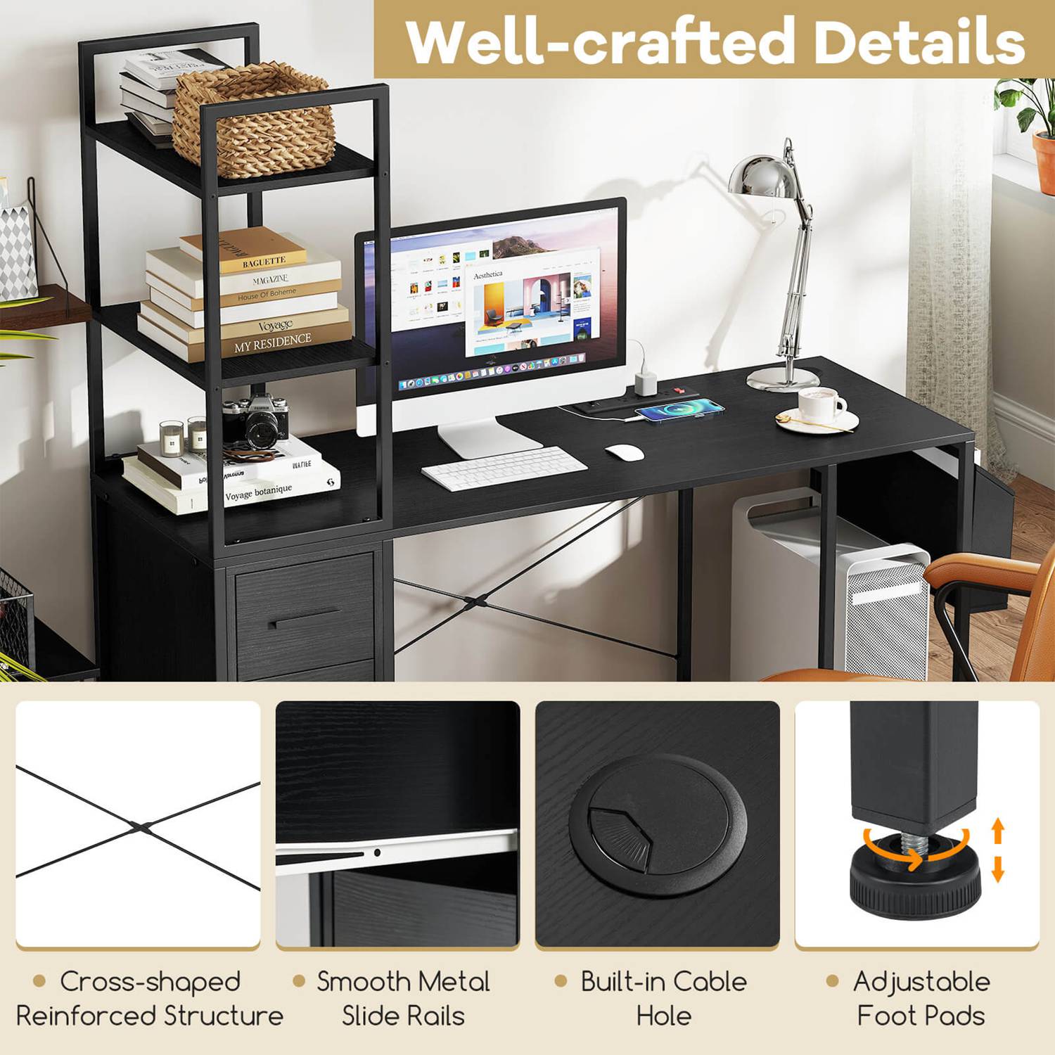 Costway CSHY004748 desks - View #6