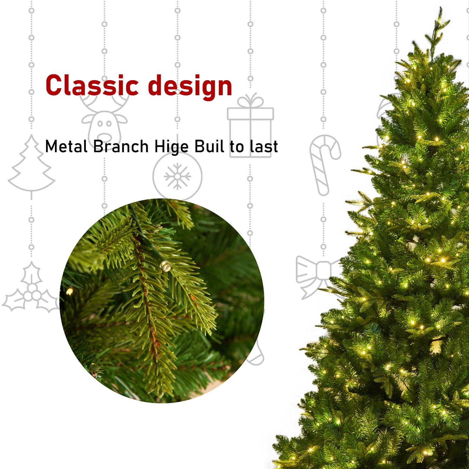 Bybafun YA7200004 Artificial-Christmas-Trees - View #6