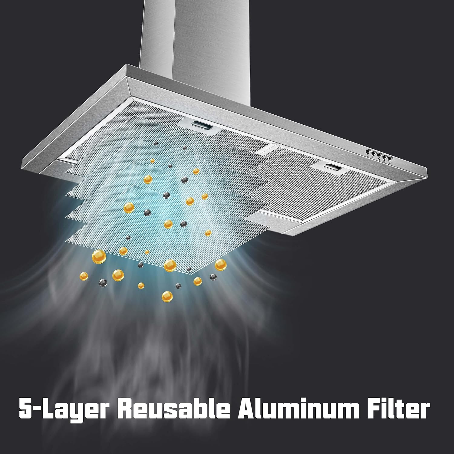 SNDOAS 1G75A Wall-Mounted-Range-Hoods - View #4
