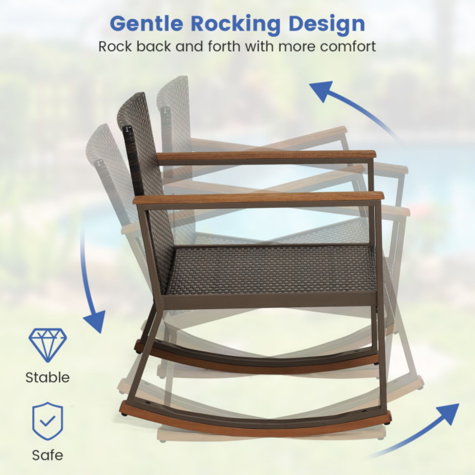 Clihome CWCH-HW63233TU Patio-Conversation-Sets - View #5