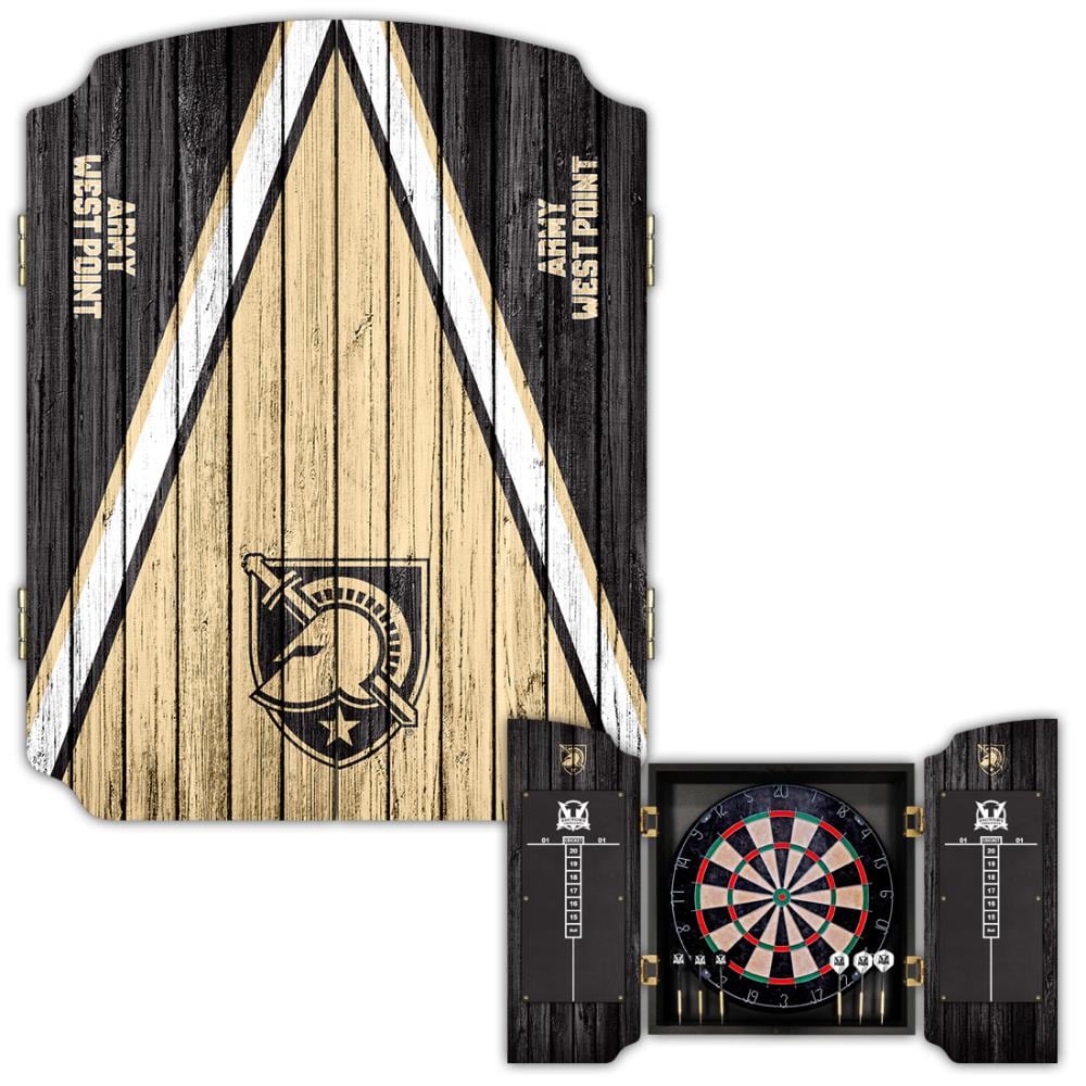 Imperial NFL Atlanta Falcons Dart Board Cabinet Set with Steel Tip Darts