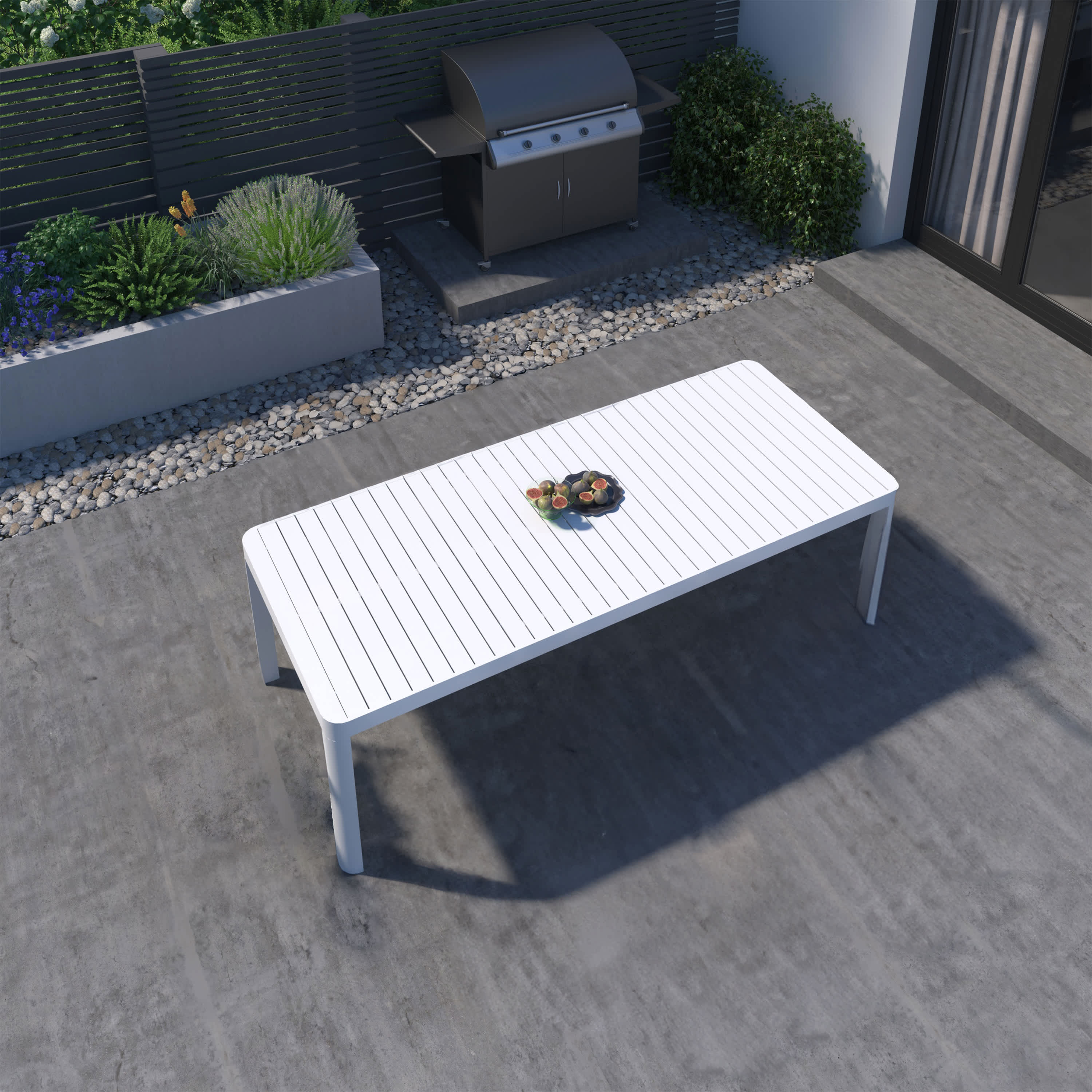 Amazonia CALEXTWHT-8STRWTAL Patio-Dining-Sets - View #6