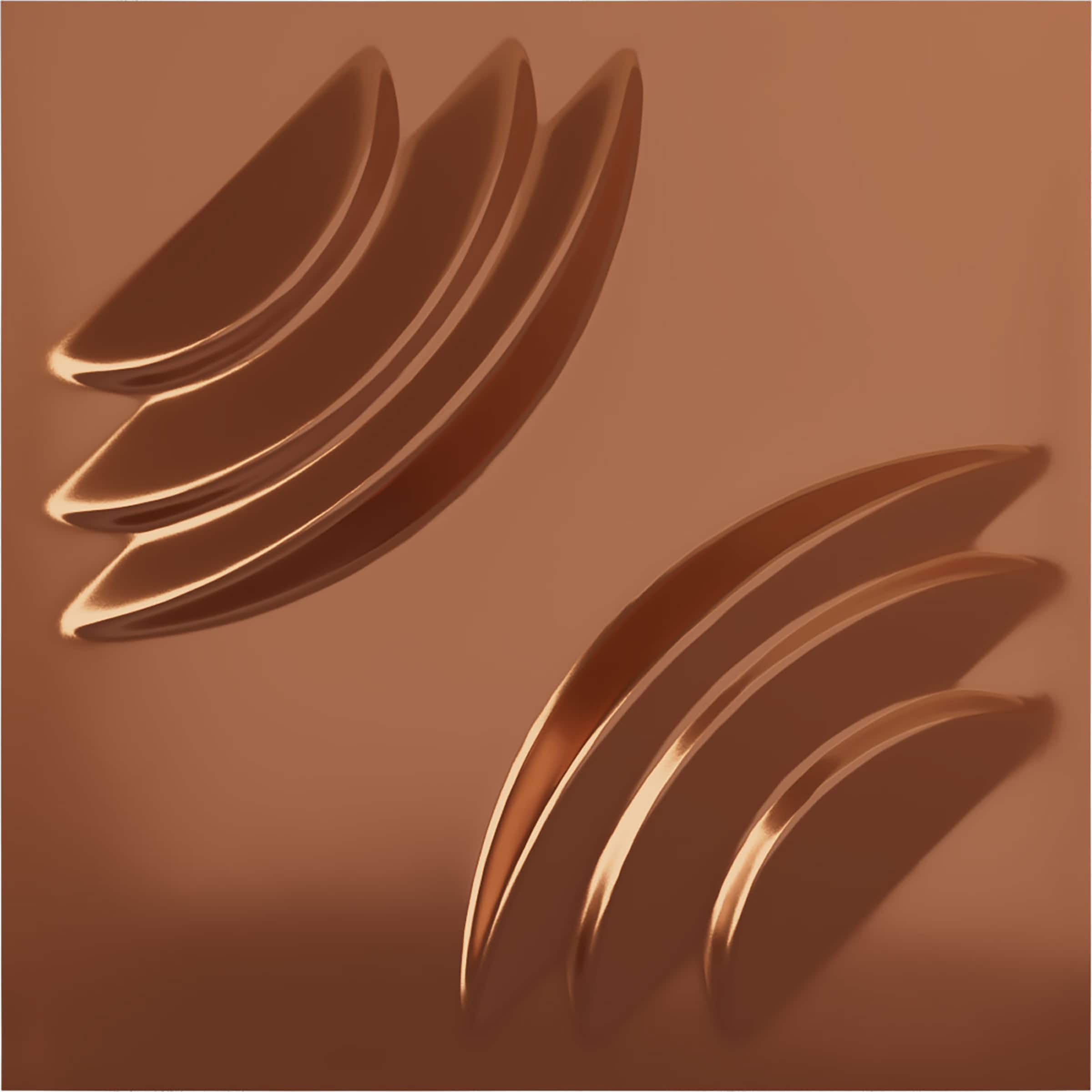 Ekena Millwork WP12X12ARBCO-CASE-12 11-7/8-in x 11-7/8-in Embossed Paintable/Stainable Copper PVC Wall Panel ( 12 -Pack, Covers 11.76-sq ft )