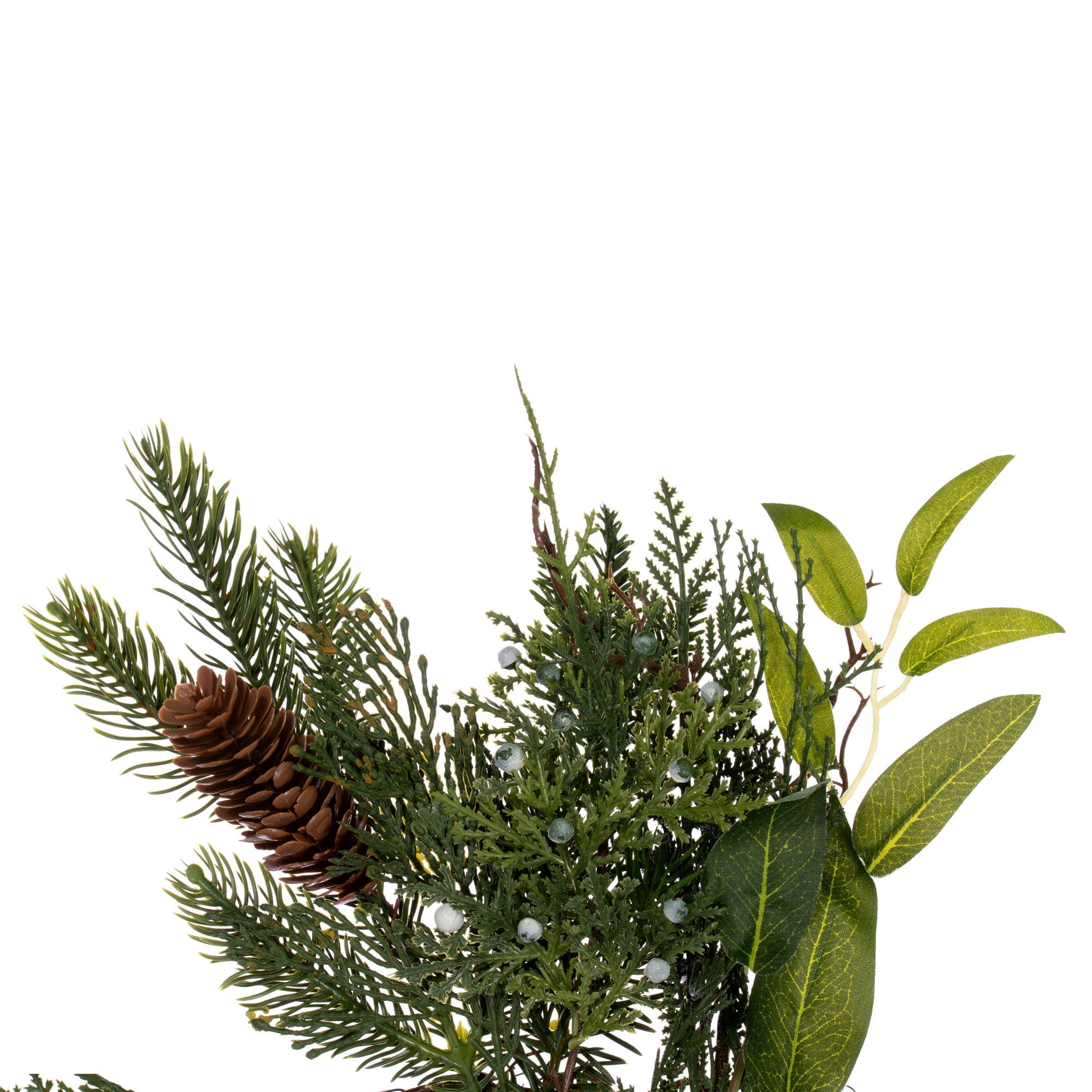 Winter Cedar Pine Cone 24" Artificial Christmas Wreath