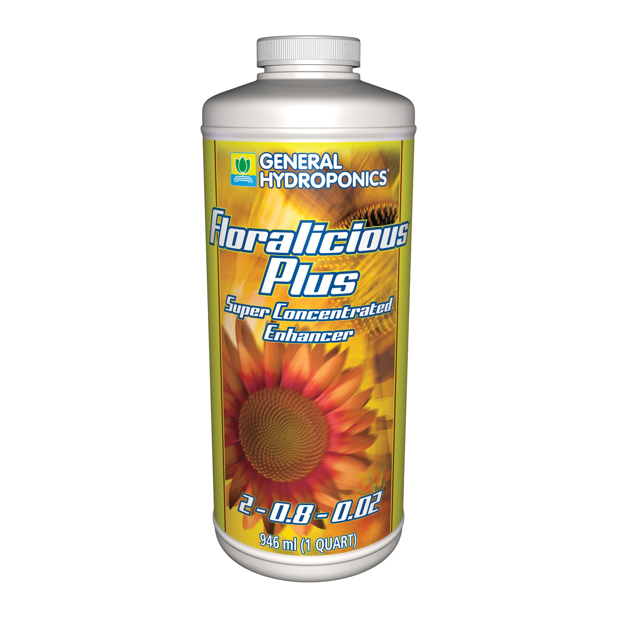 General Hydroponics HGC732206 Floralicious Plus 1-Quart Hydroponic Plant Food