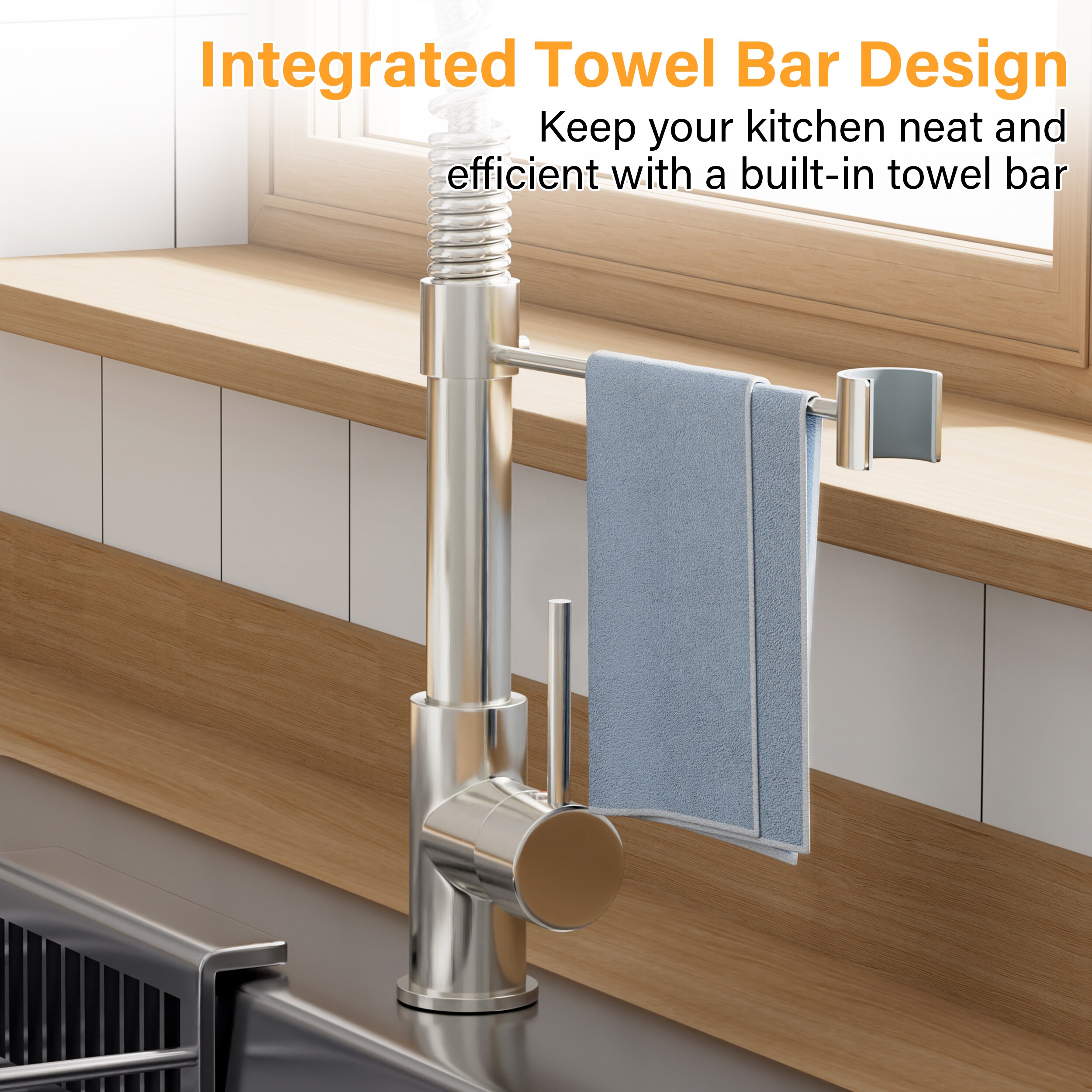 WELLFOR QJ-K-18933NLED Kitchen-Faucets - View #9