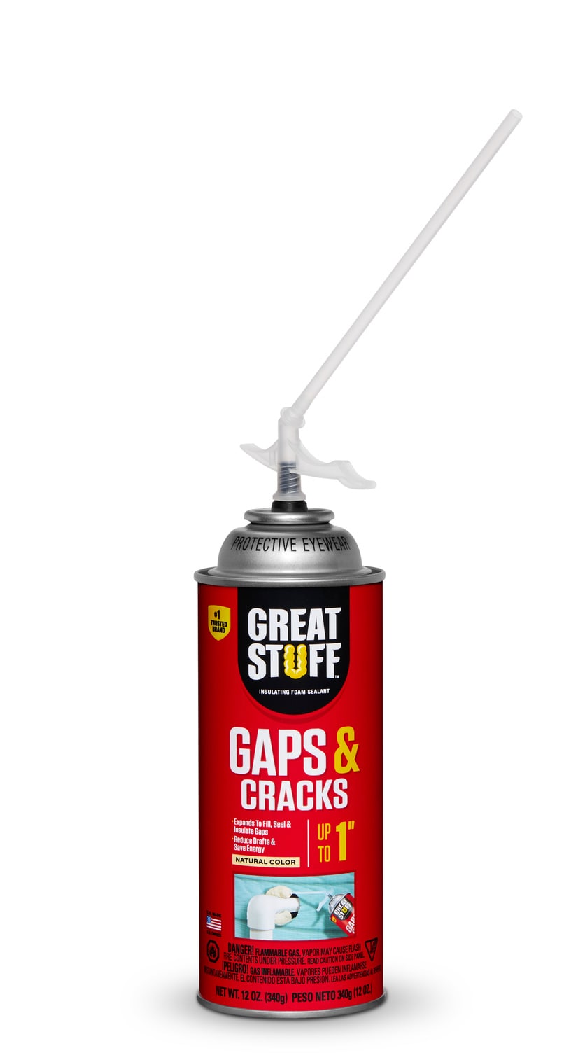 Dow Gaps and Cracks 12 oz Straw Indoor/Outdoor Spray Foam Insulation at