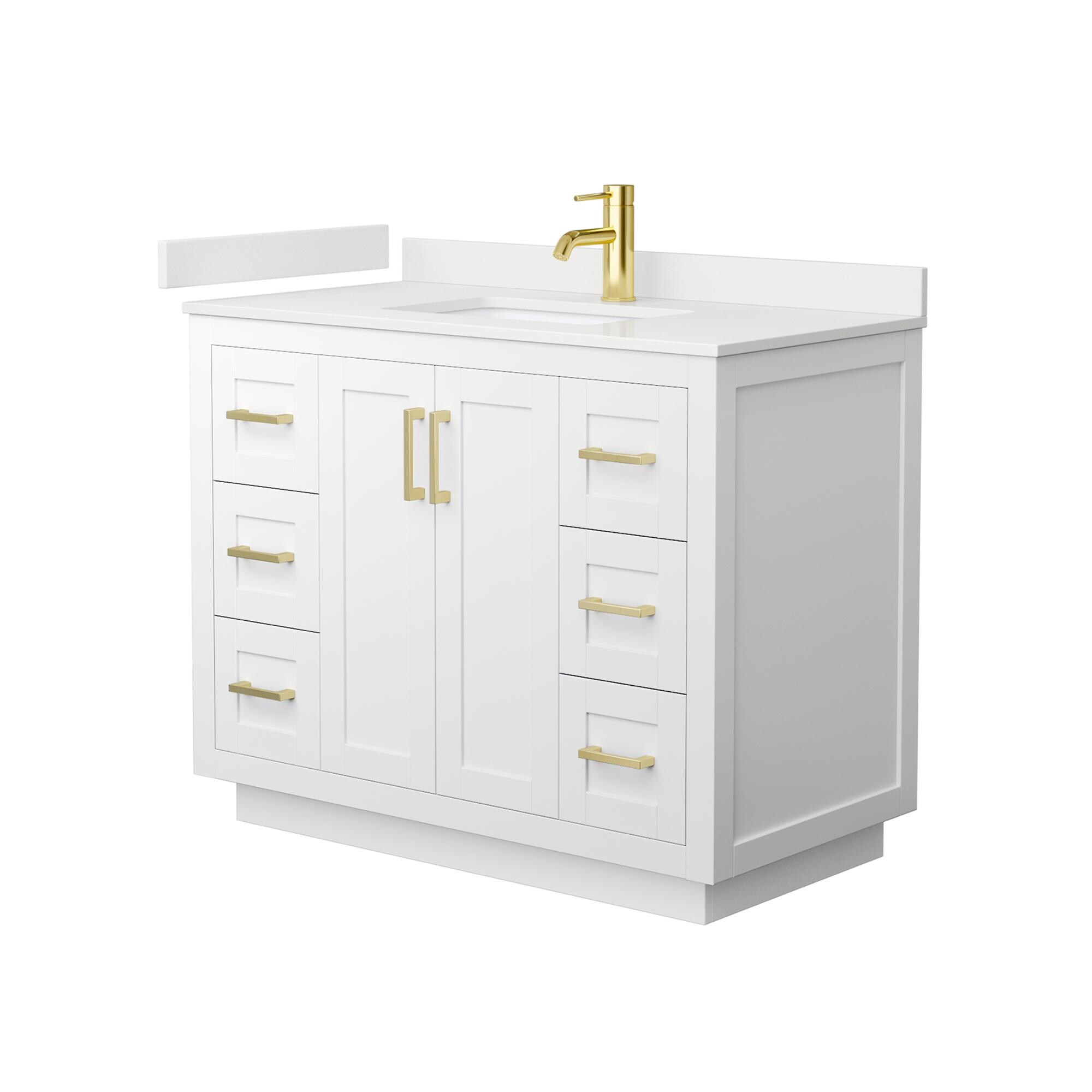 Wyndham Collection WCF292942SWGWQUNSMXX Bath-Vanity-Combo - View #2