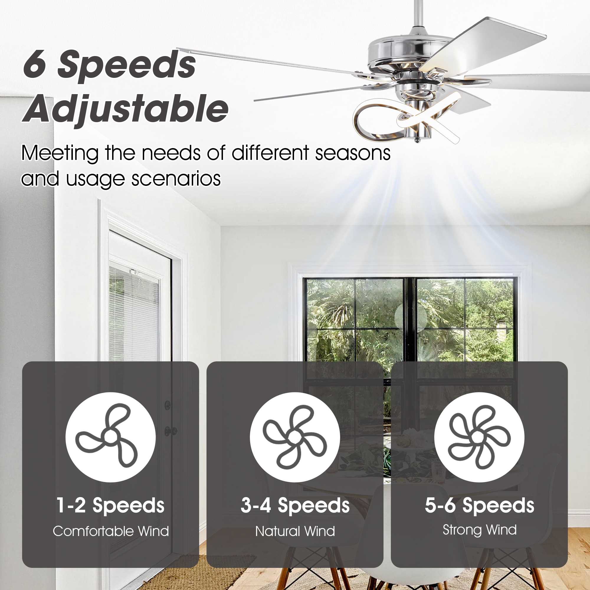 IHOMEadore MDF6001NI Ceiling-Fans - View #8