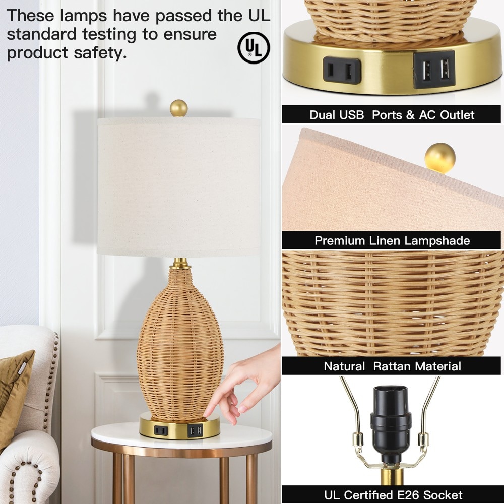 UrFurnishings TD-74 Table-Lamps - View #9