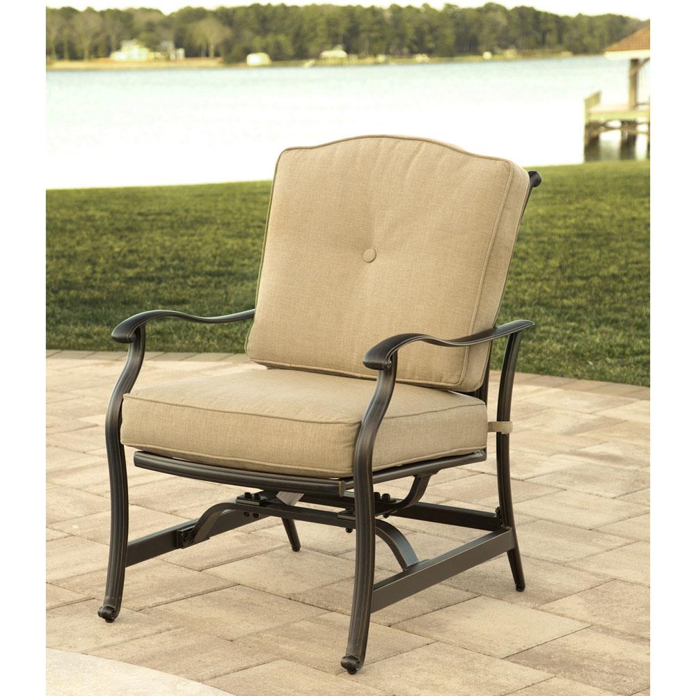Hanover TRAD5PCRECFP-TAN Patio-Conversation-Sets - View #8
